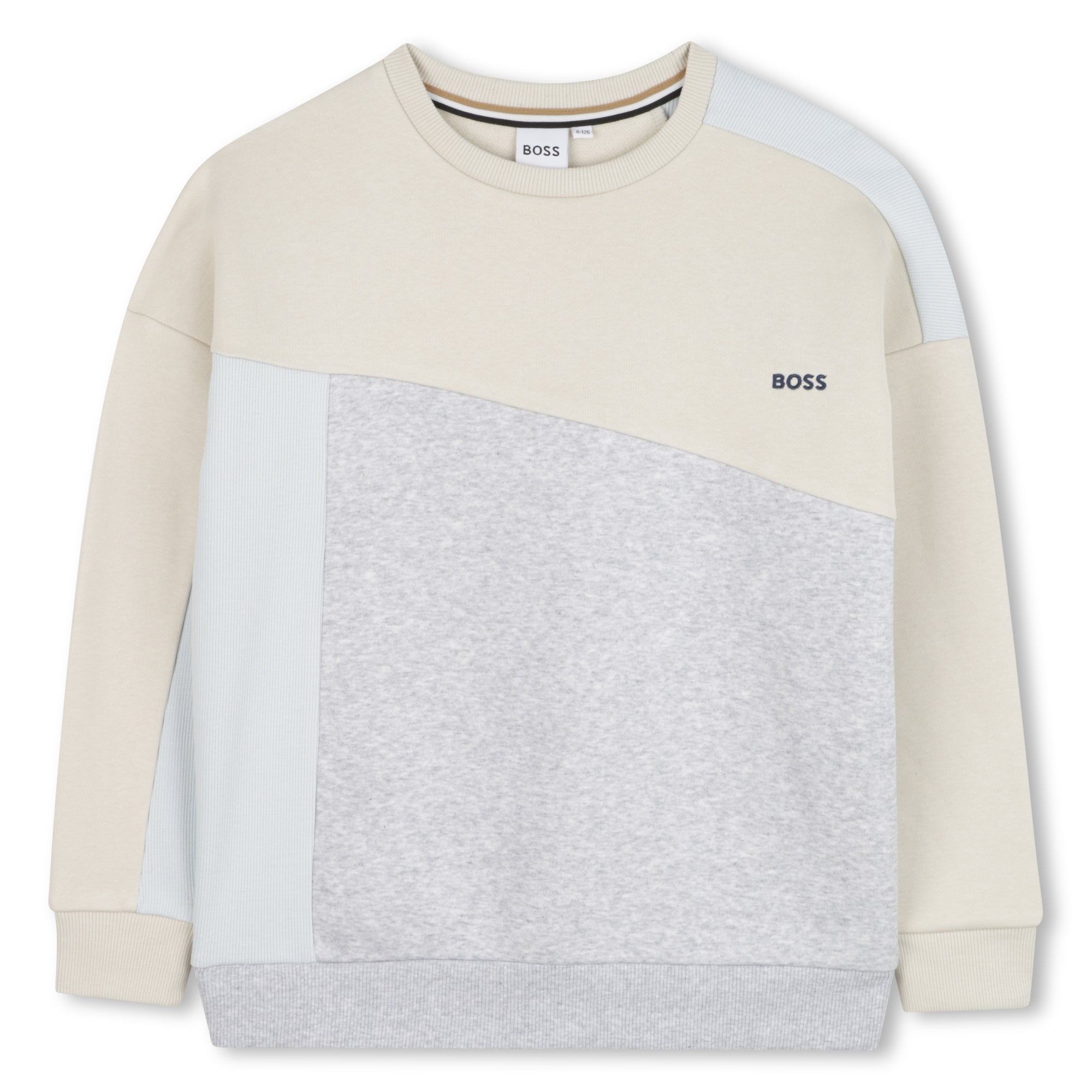 Buzo Loose Fit Recortes Vainilla Pastel