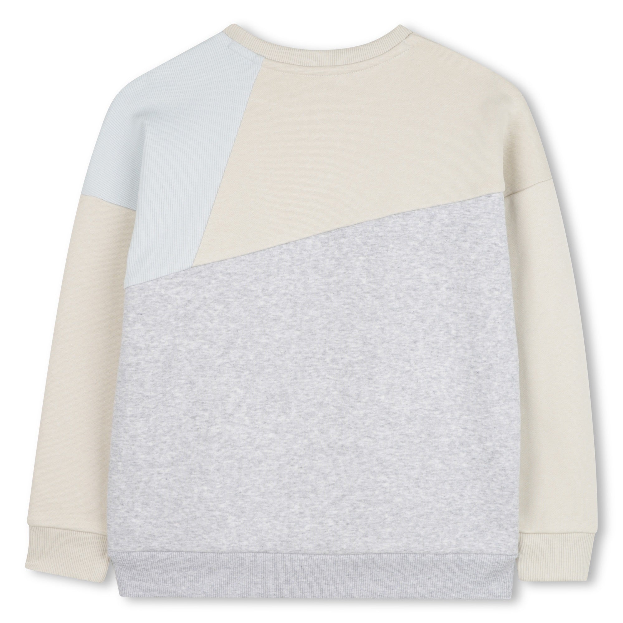 Buzo Loose Fit Recortes Vainilla Pastel