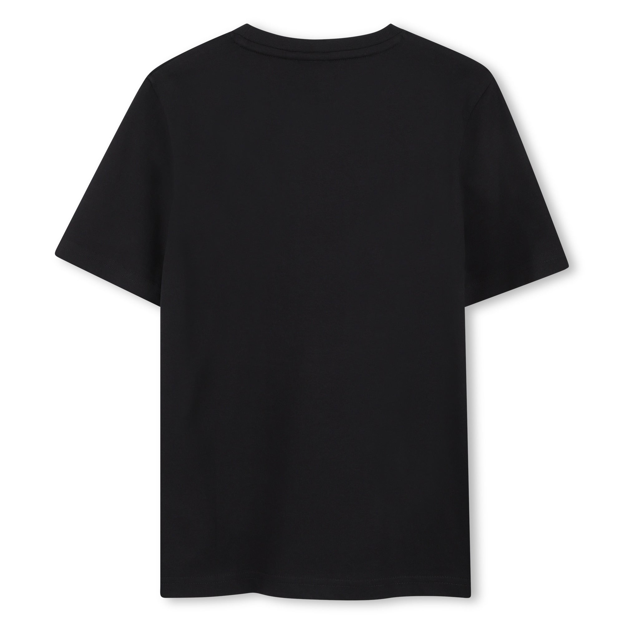 Camiseta Negra Estampado Fantasía