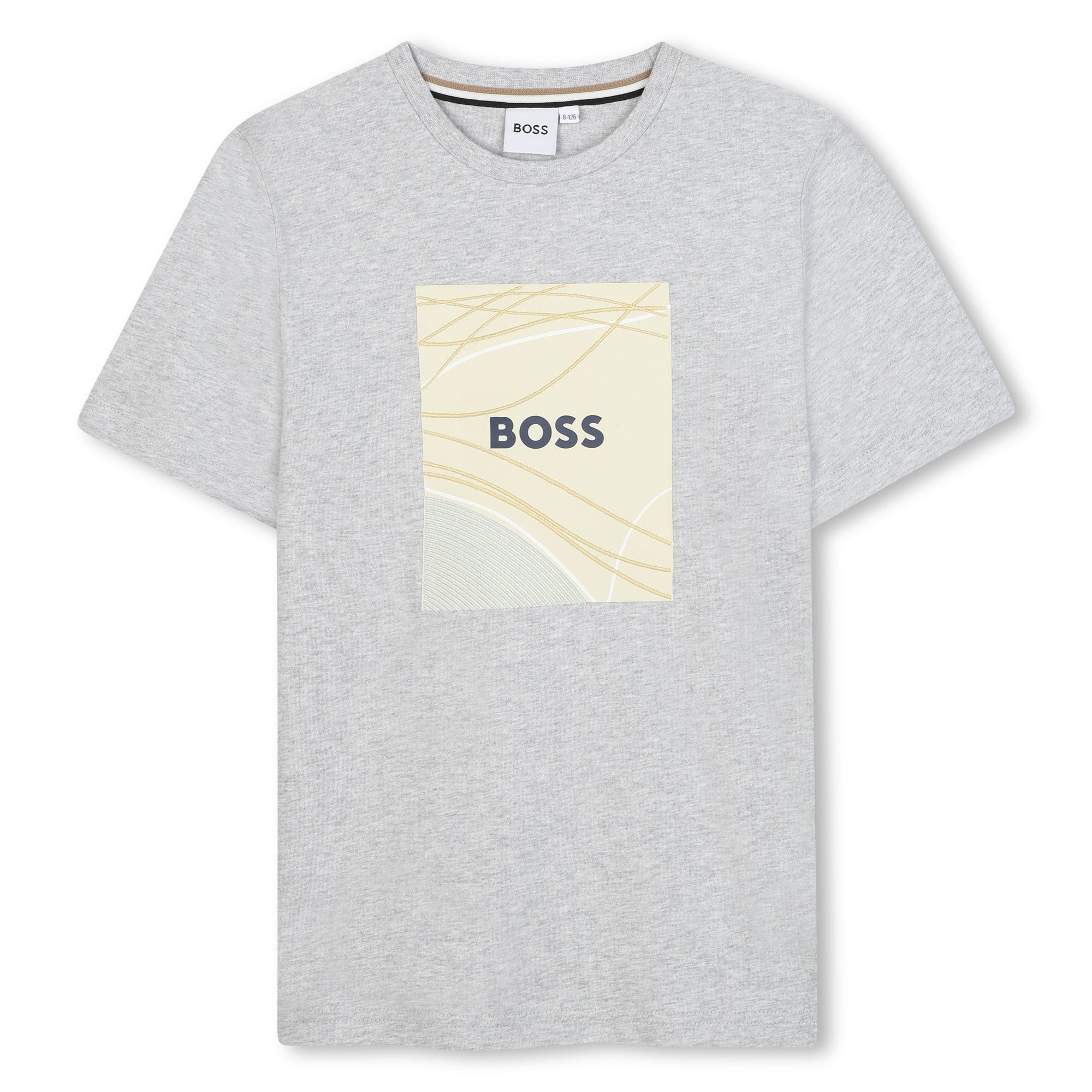 Camiseta Ilustración Gris Algodón