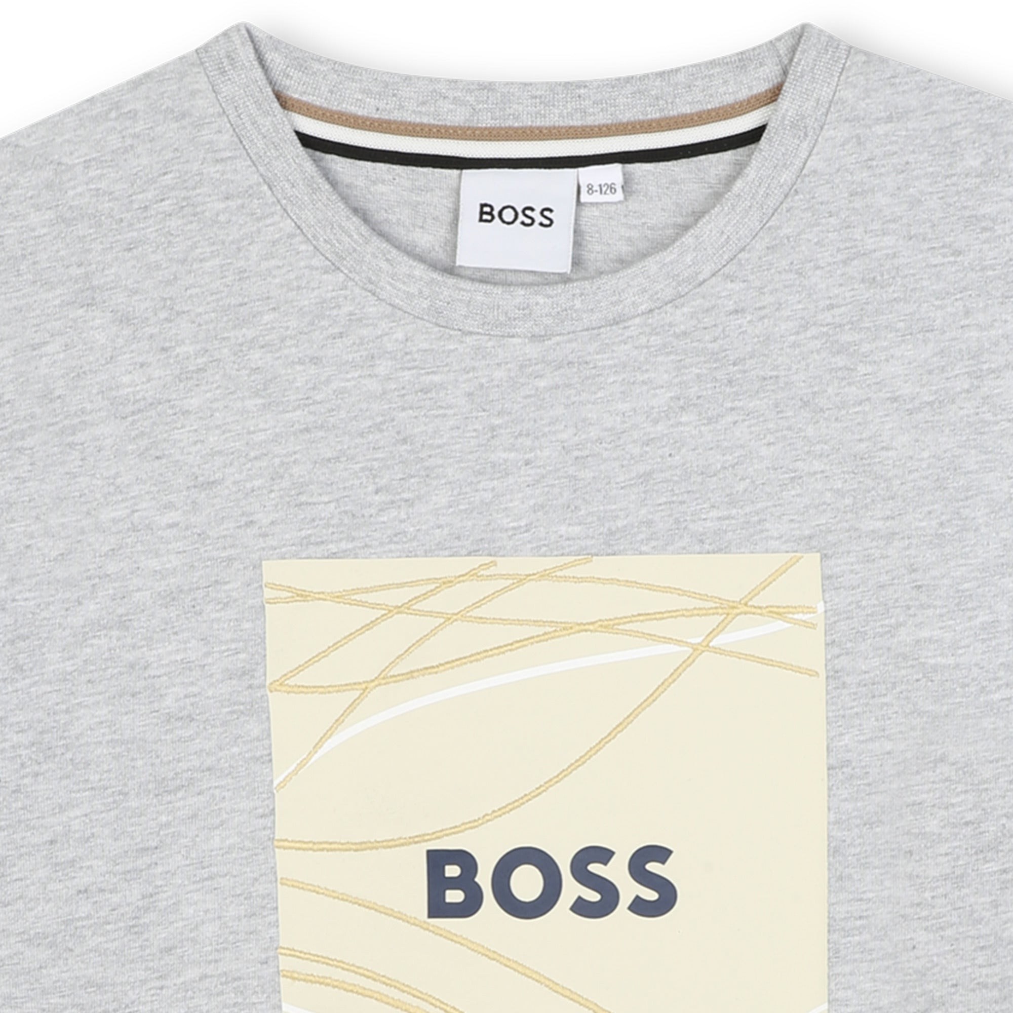 Camiseta Ilustración Gris Algodón