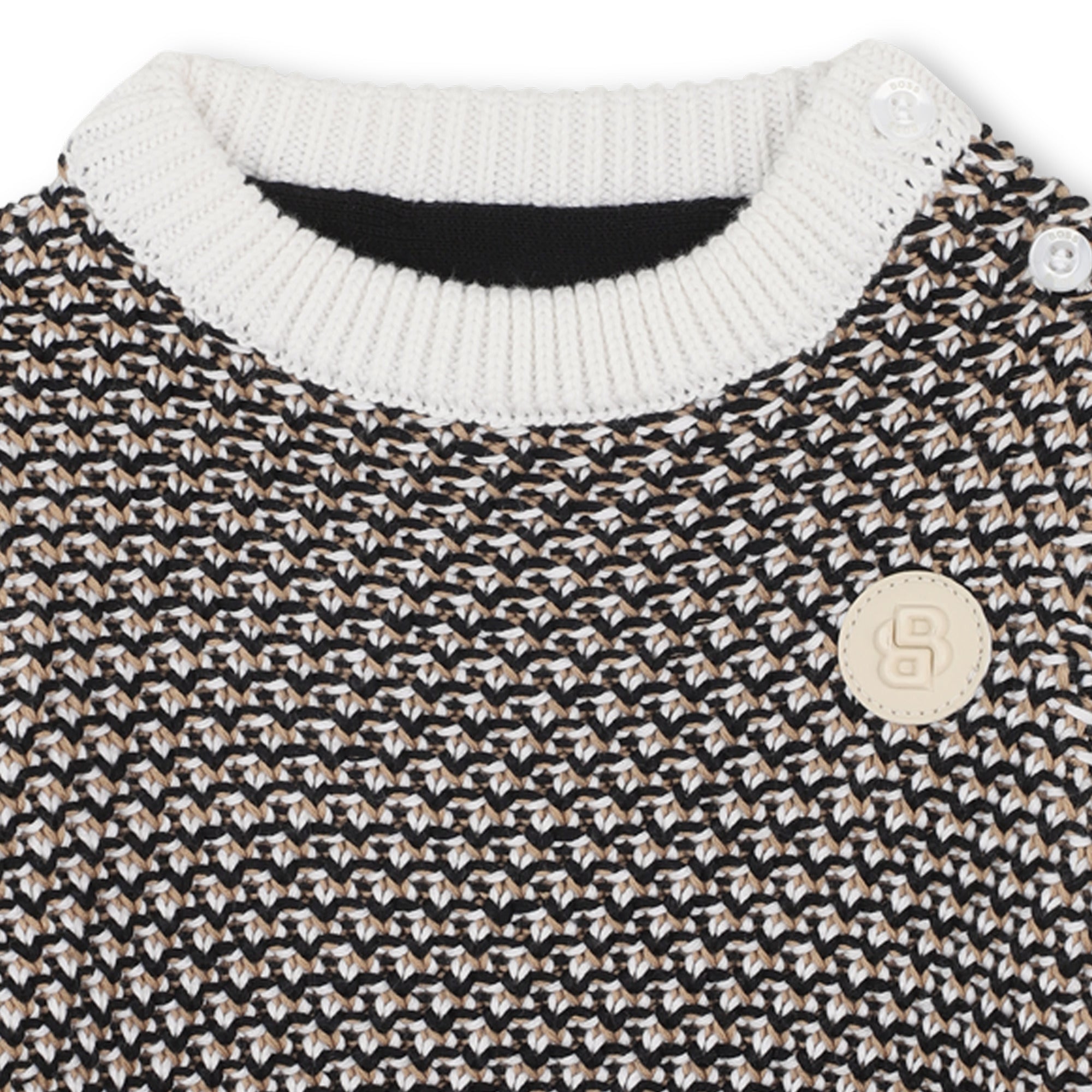 Sweater Tricolor Icónico Doble B