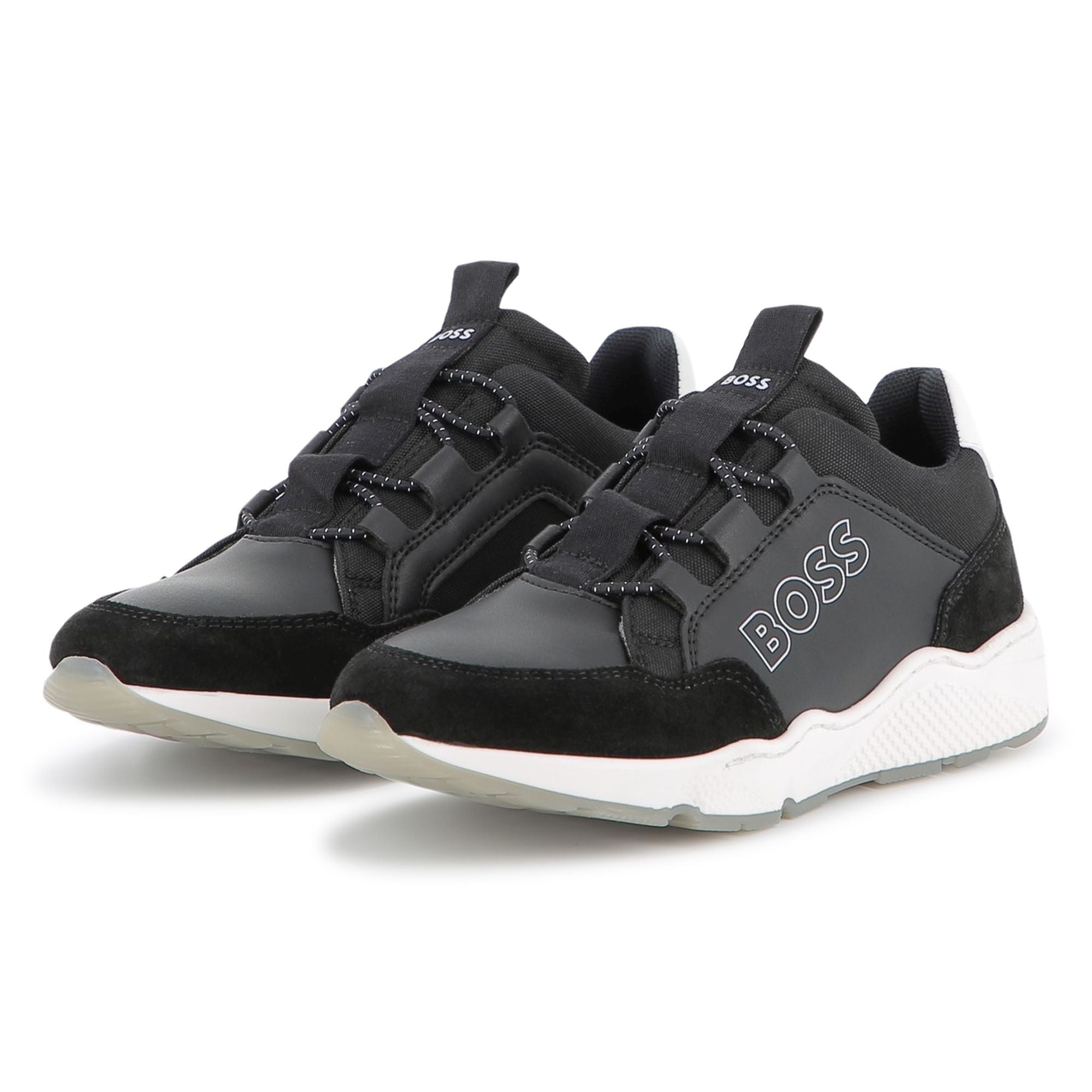 Sneakers Cierre Elástico Negro