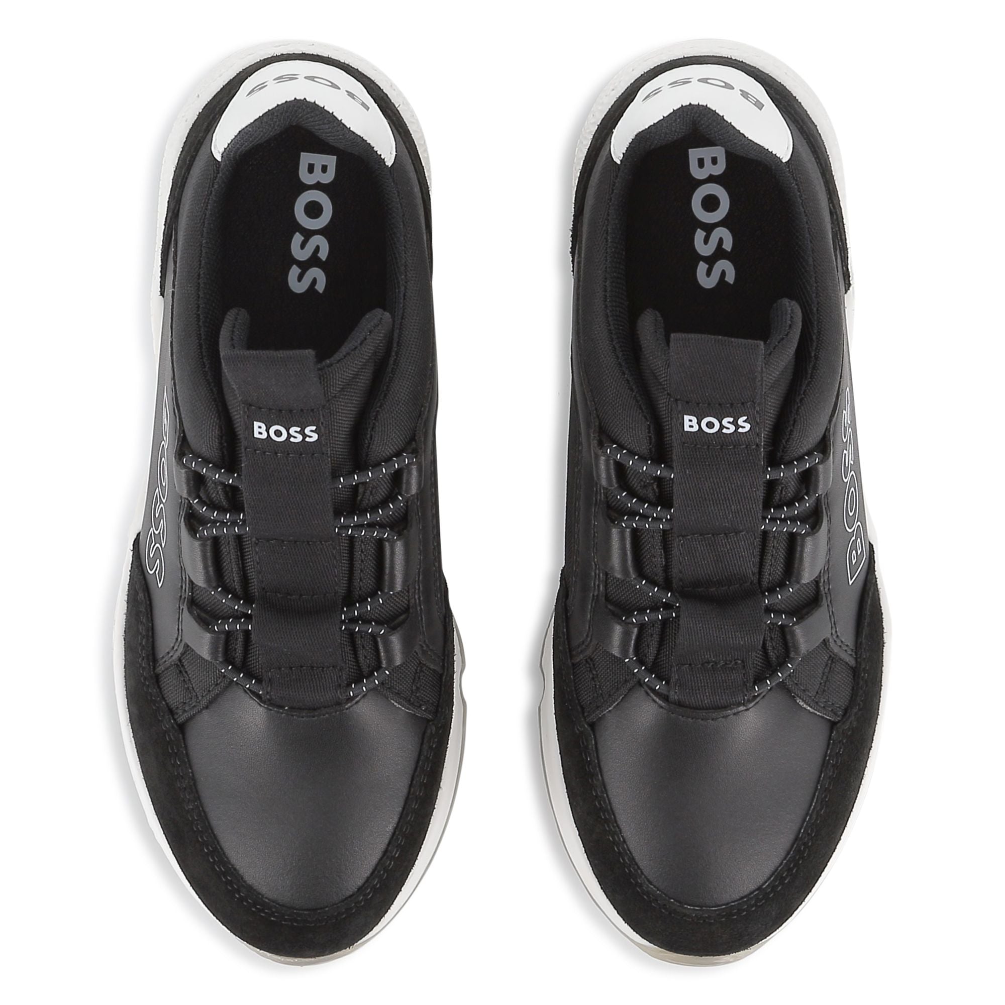 Sneakers Cierre Elástico Negro