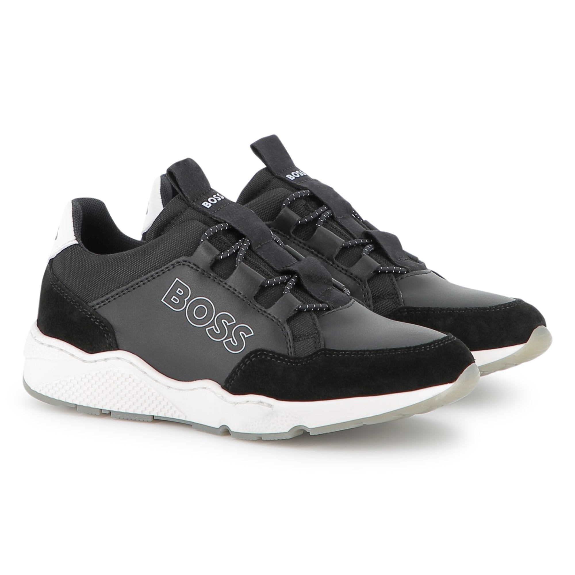 Sneakers Cierre Elástico Negro