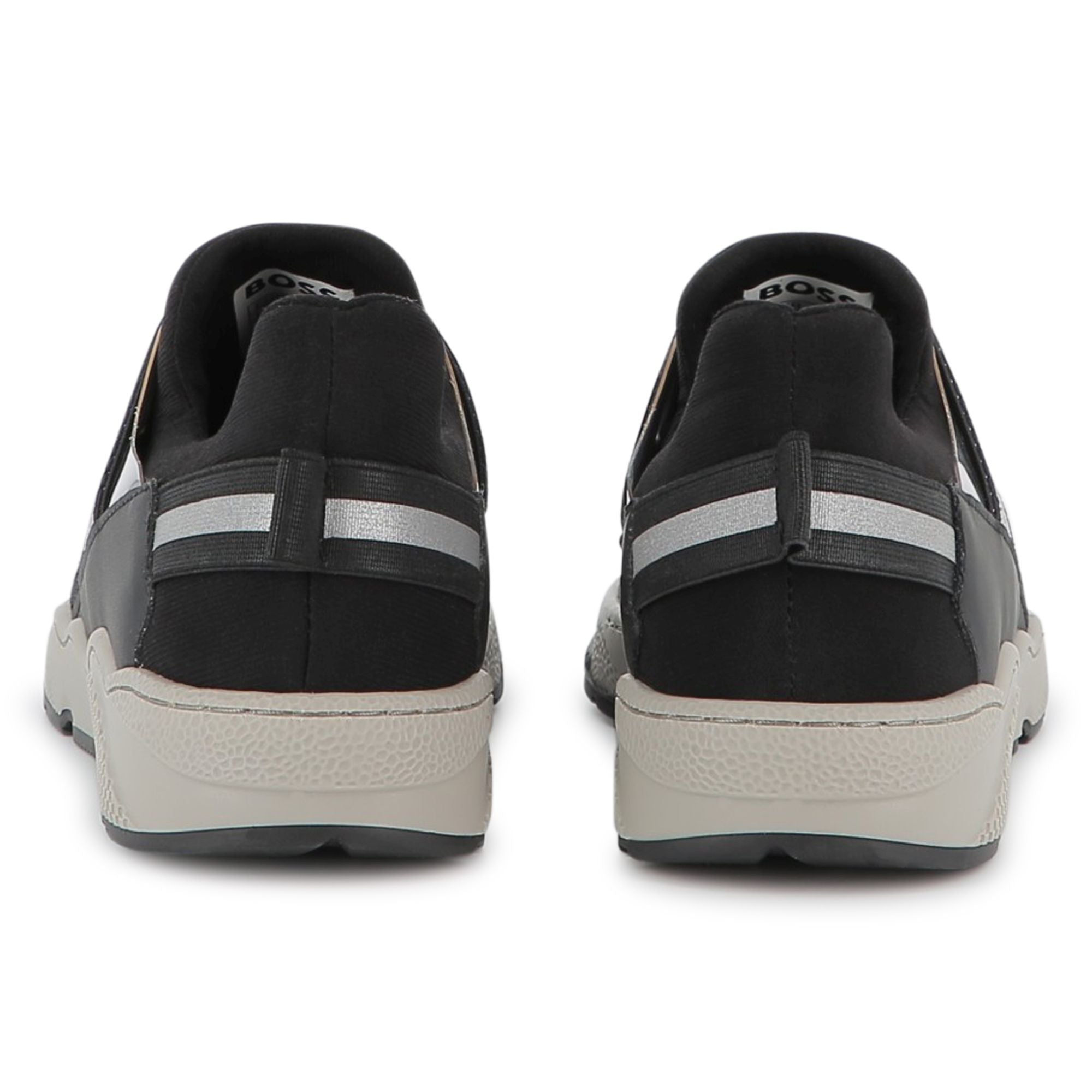 Sneakers Deportivas Elástico Negro