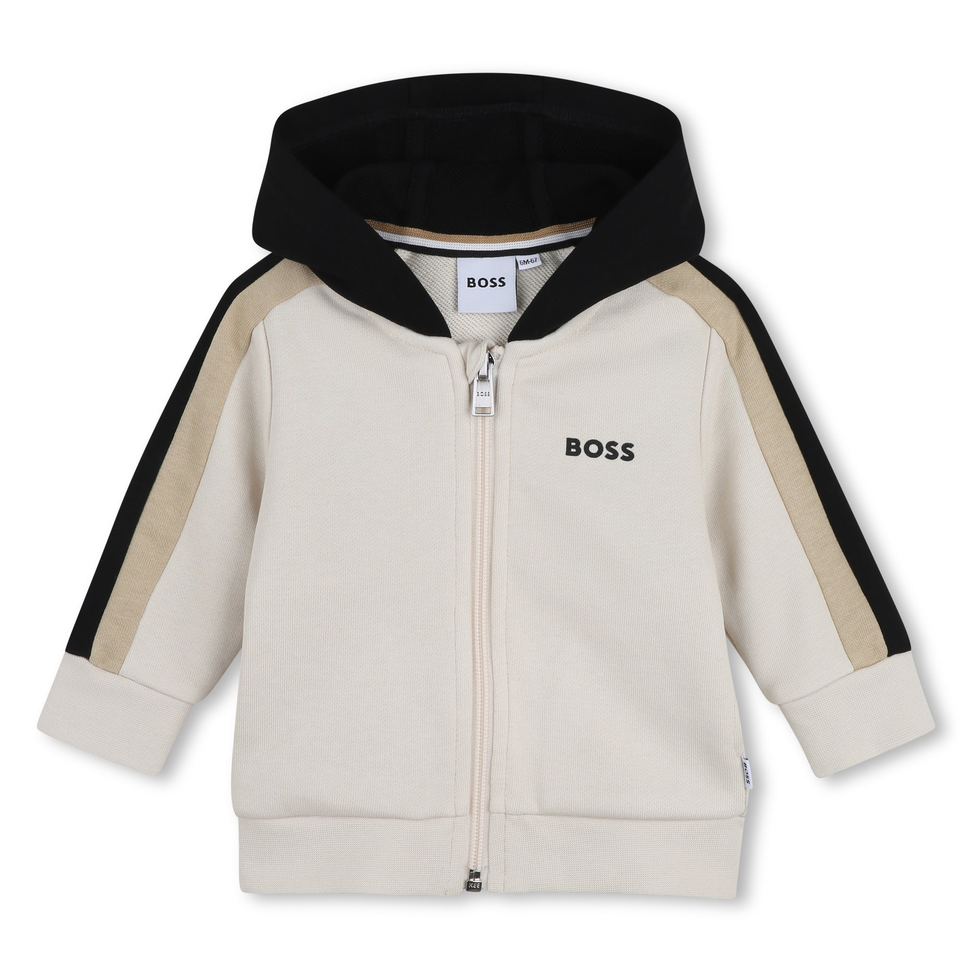 Set Cardigan Hooded & Joggers Vainilla