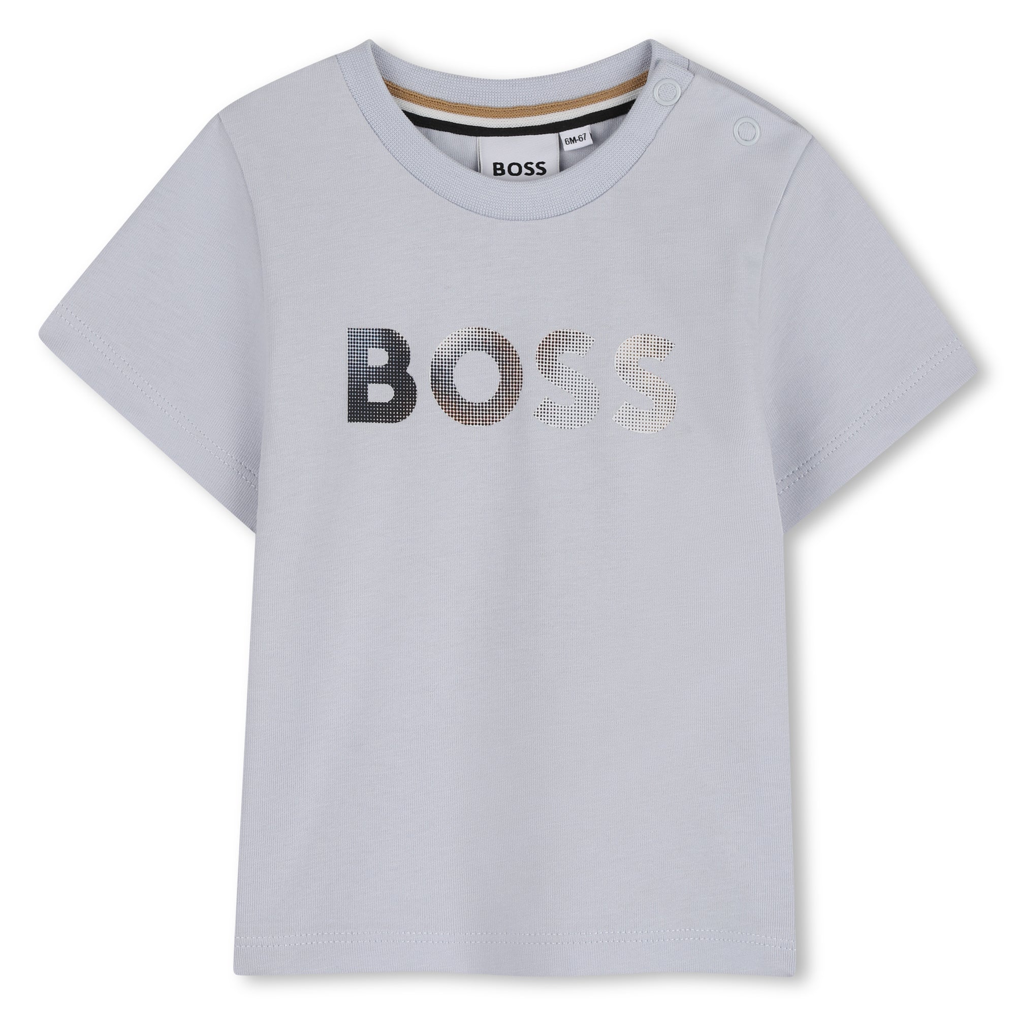 Camiseta Graphic Logo Azul Suave