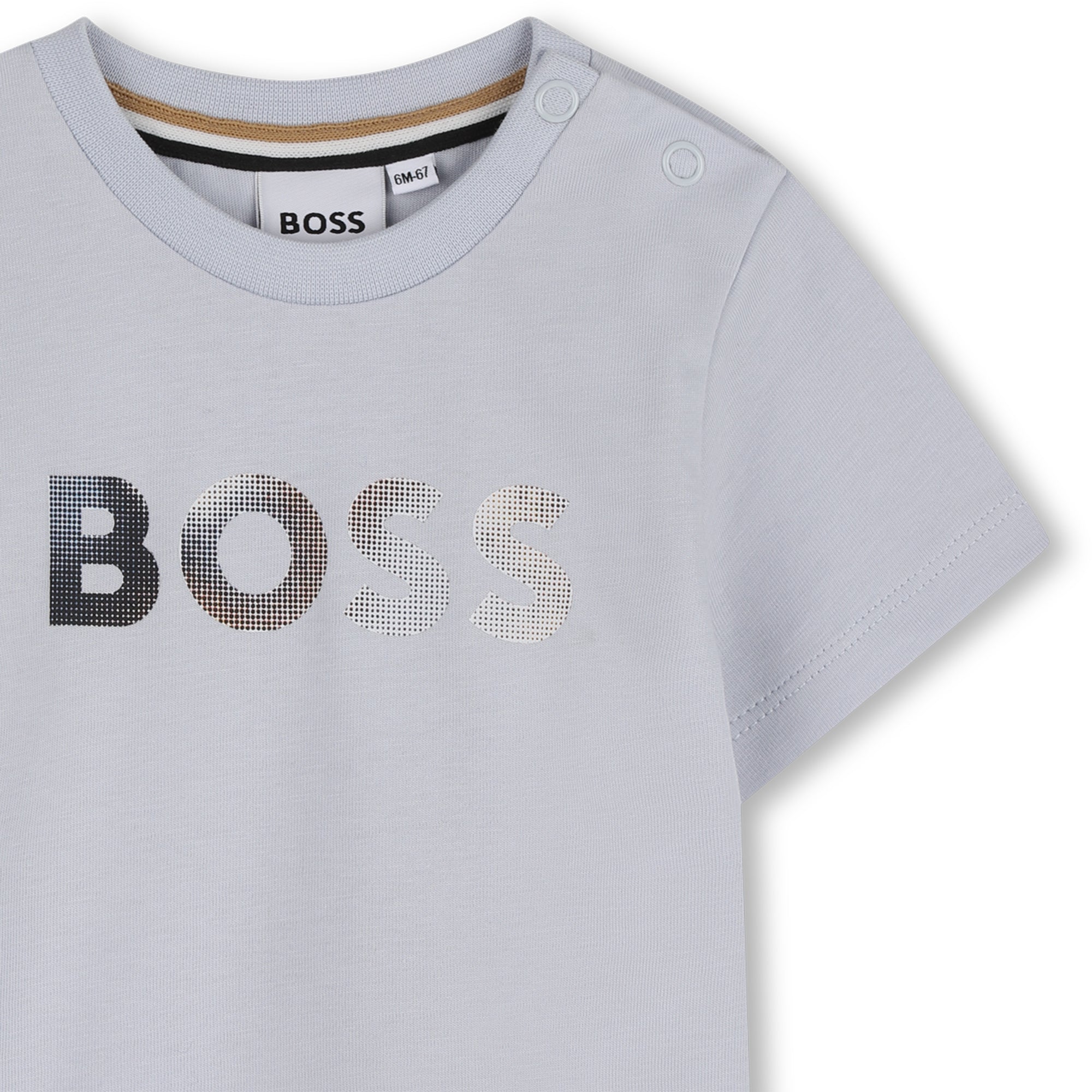 Camiseta Graphic Logo Azul Suave