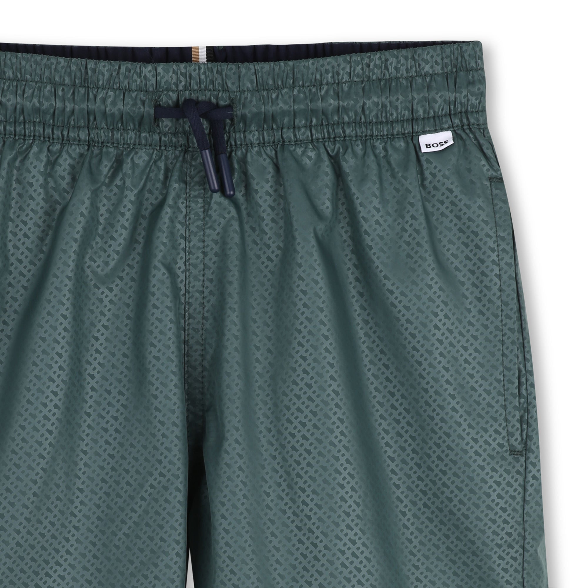 Bermuda Surfer Boston Monograma Double B Verde