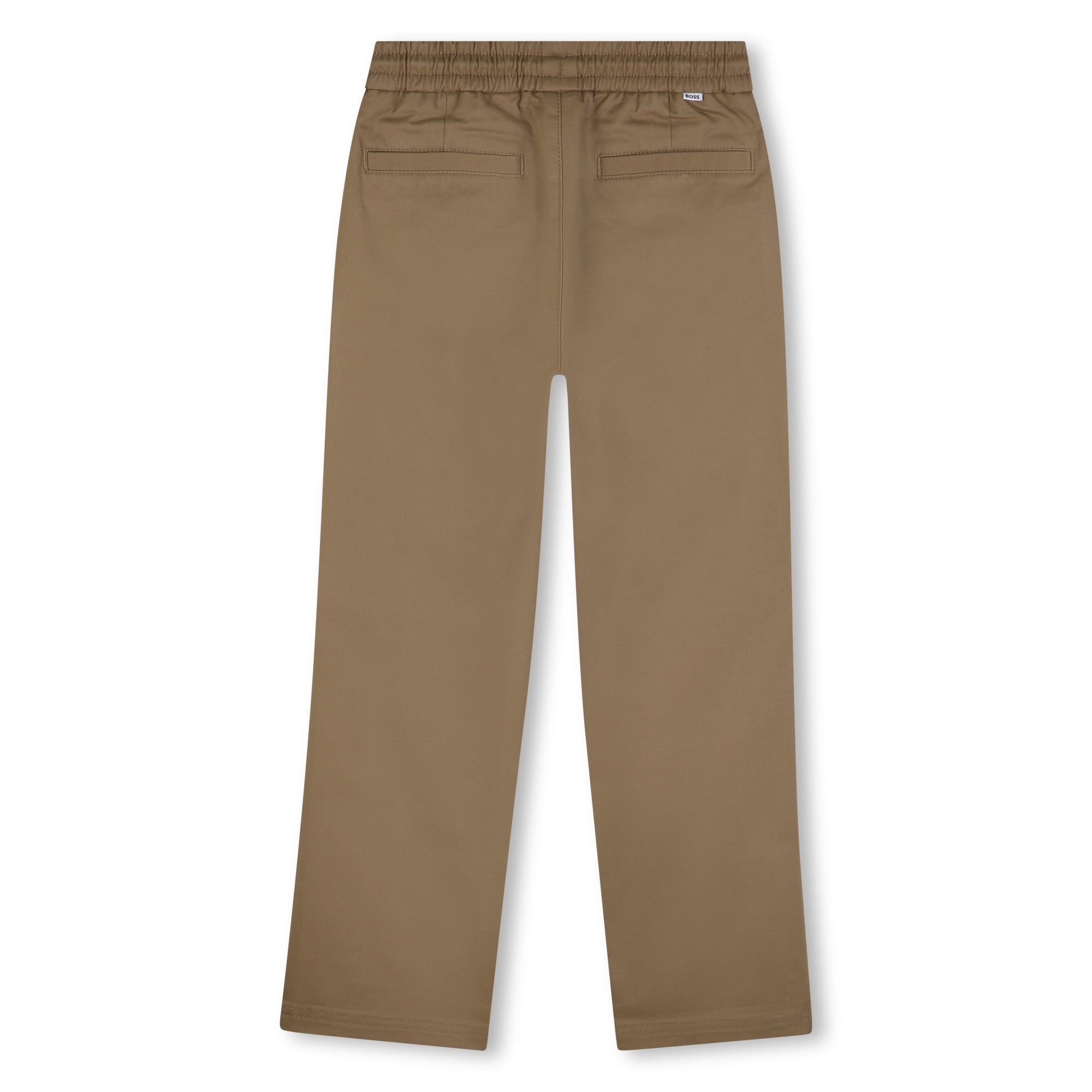 Pantalón Cargo Cintura Elástica Taupé