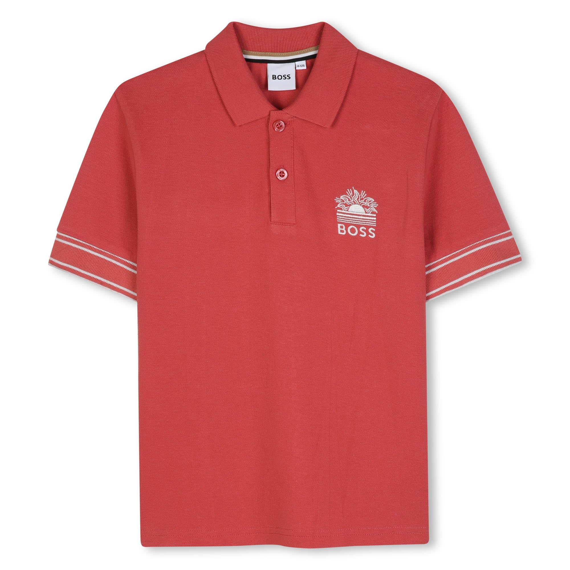 Polo Piqué Combinado Rosé