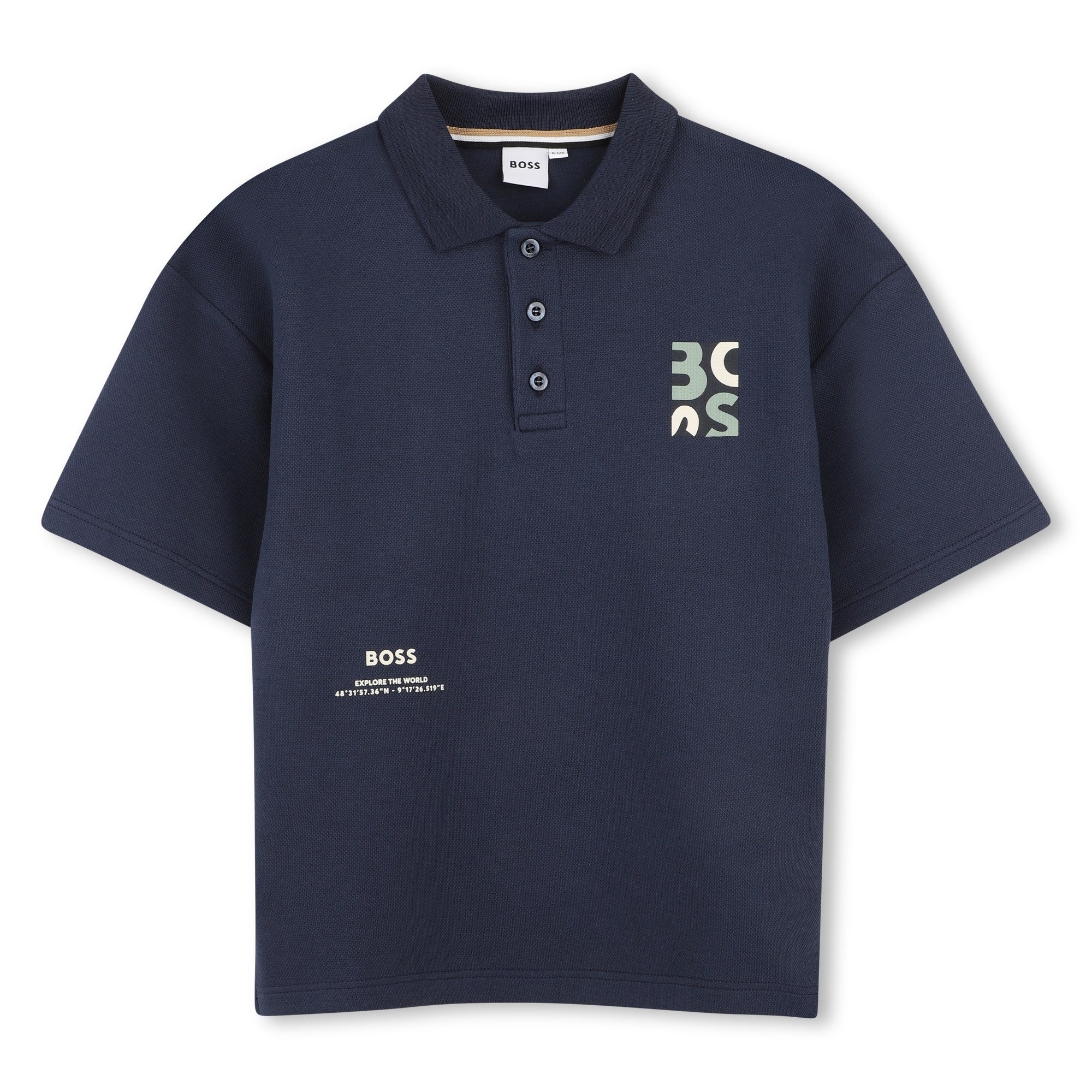 Polo Piqué Boston Azul