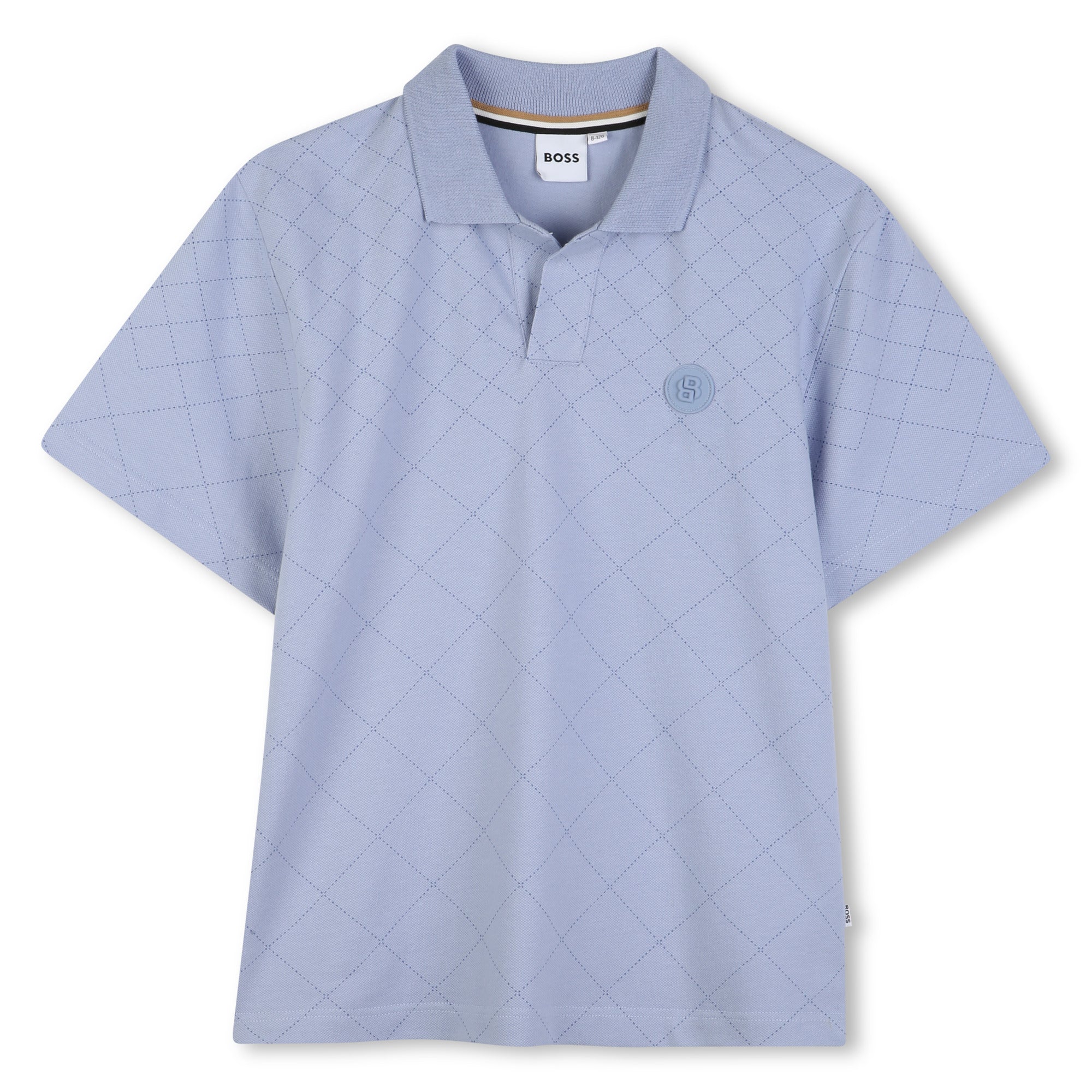 Polo Piqué Efecto Acolchado Double B