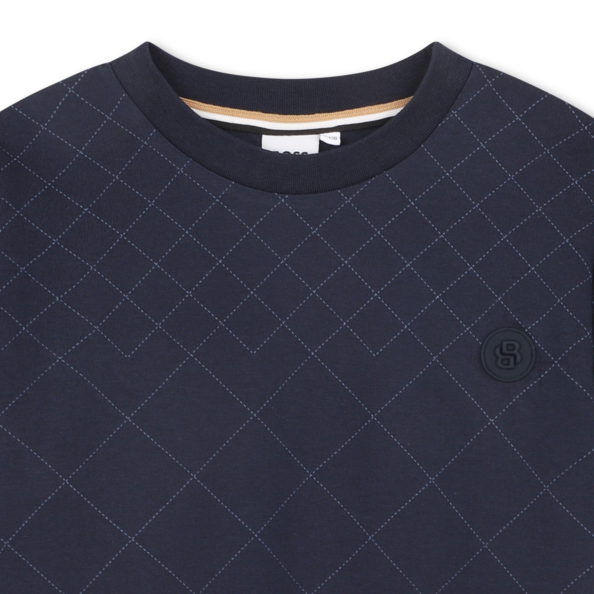 Camiseta Efecto Acolchado Double B Azul