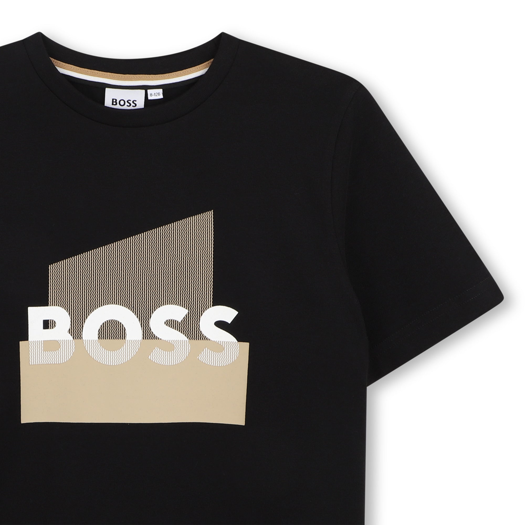 Camiseta Gráfico Raised Negra