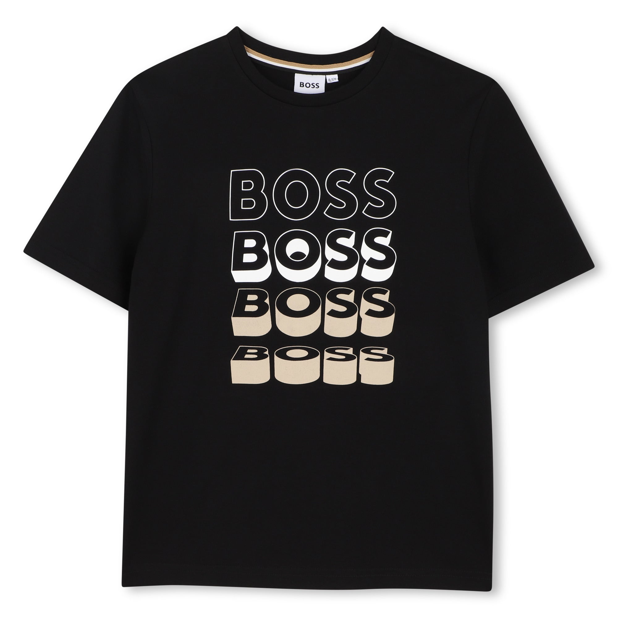 Camiseta Triple Logo Negro