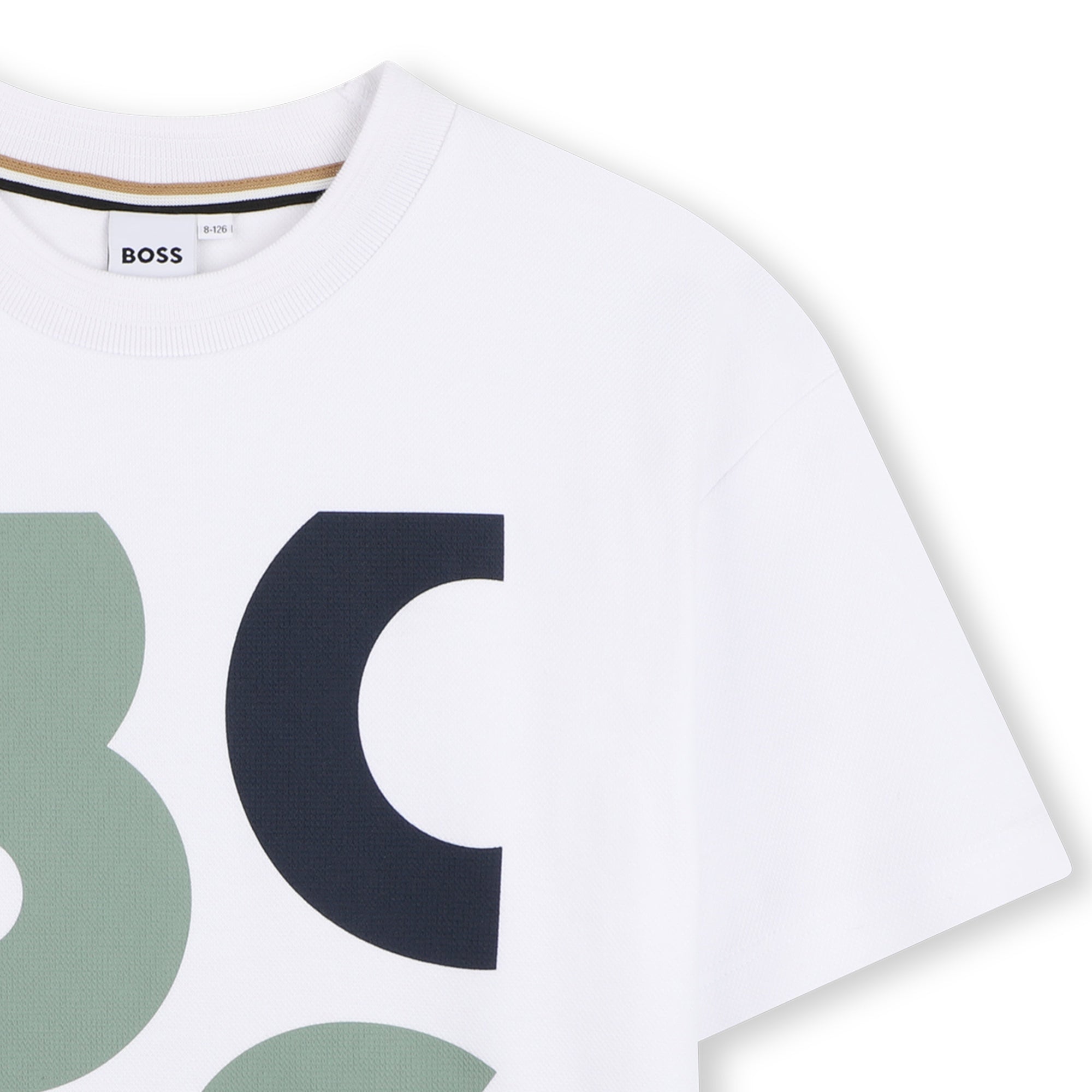 Camiseta Maxi Logo Boston Verde