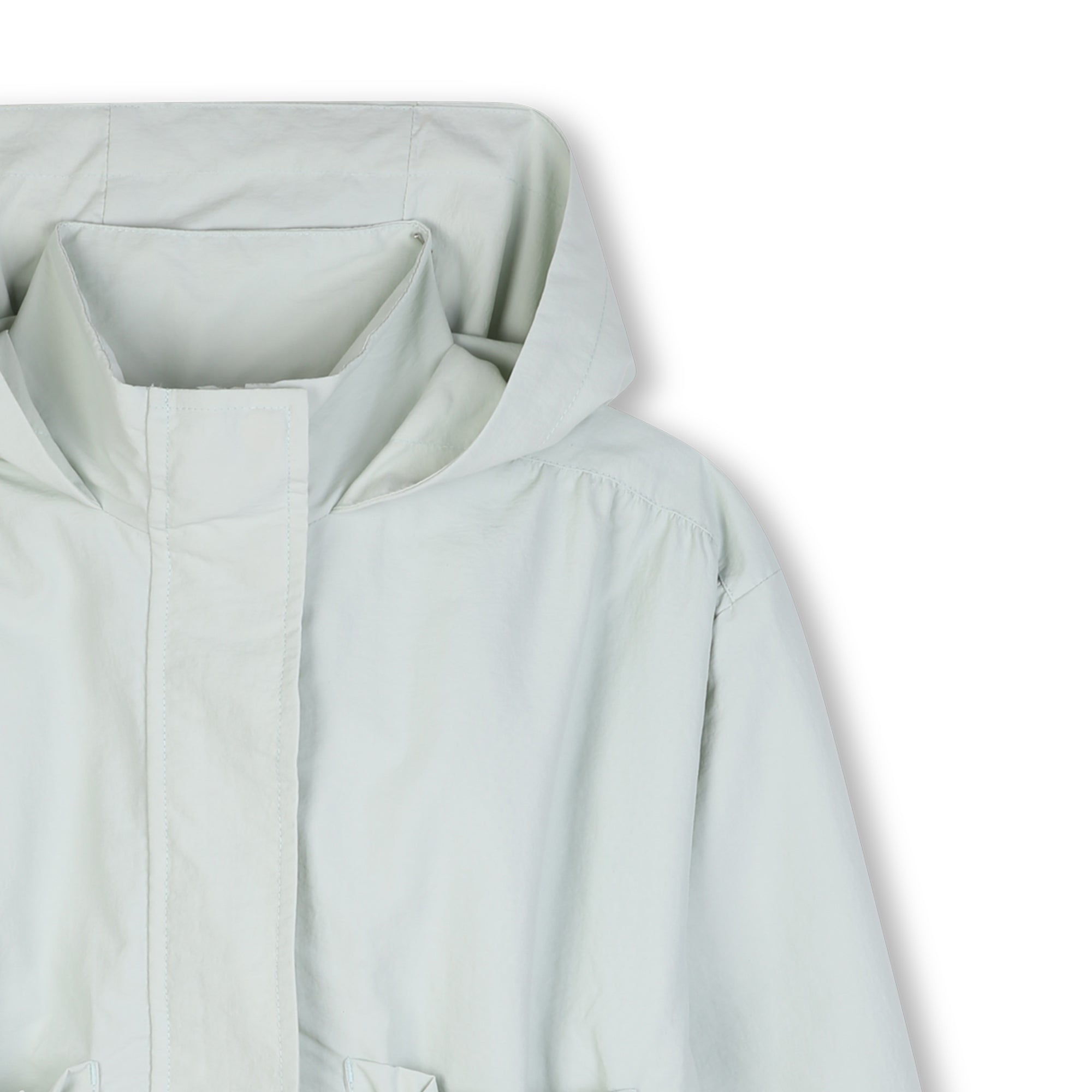 Chaqueta Hooded Poliamida Texturizada Sprout Green