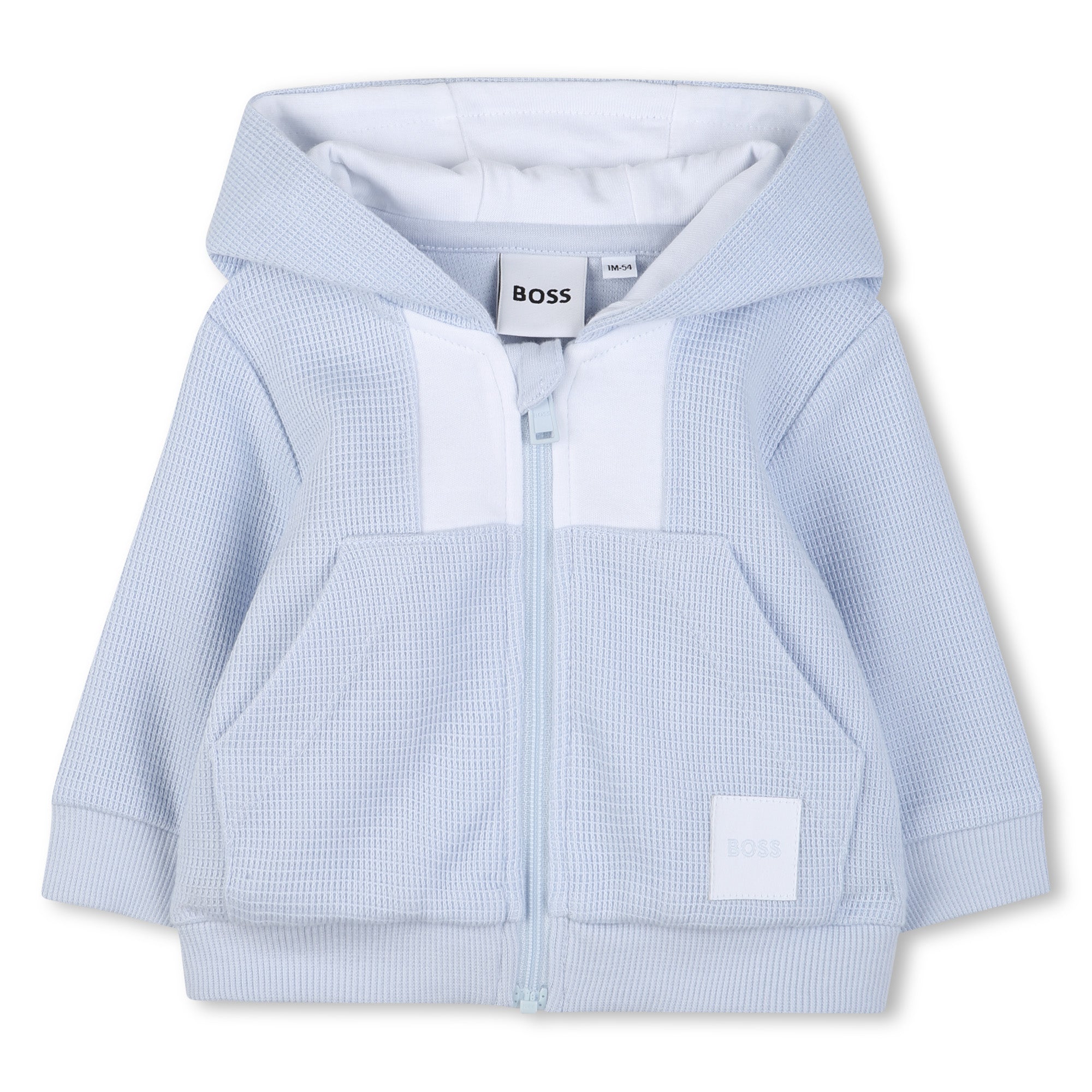 Conjunto Cárdigan Hooded & Joggers Cielo