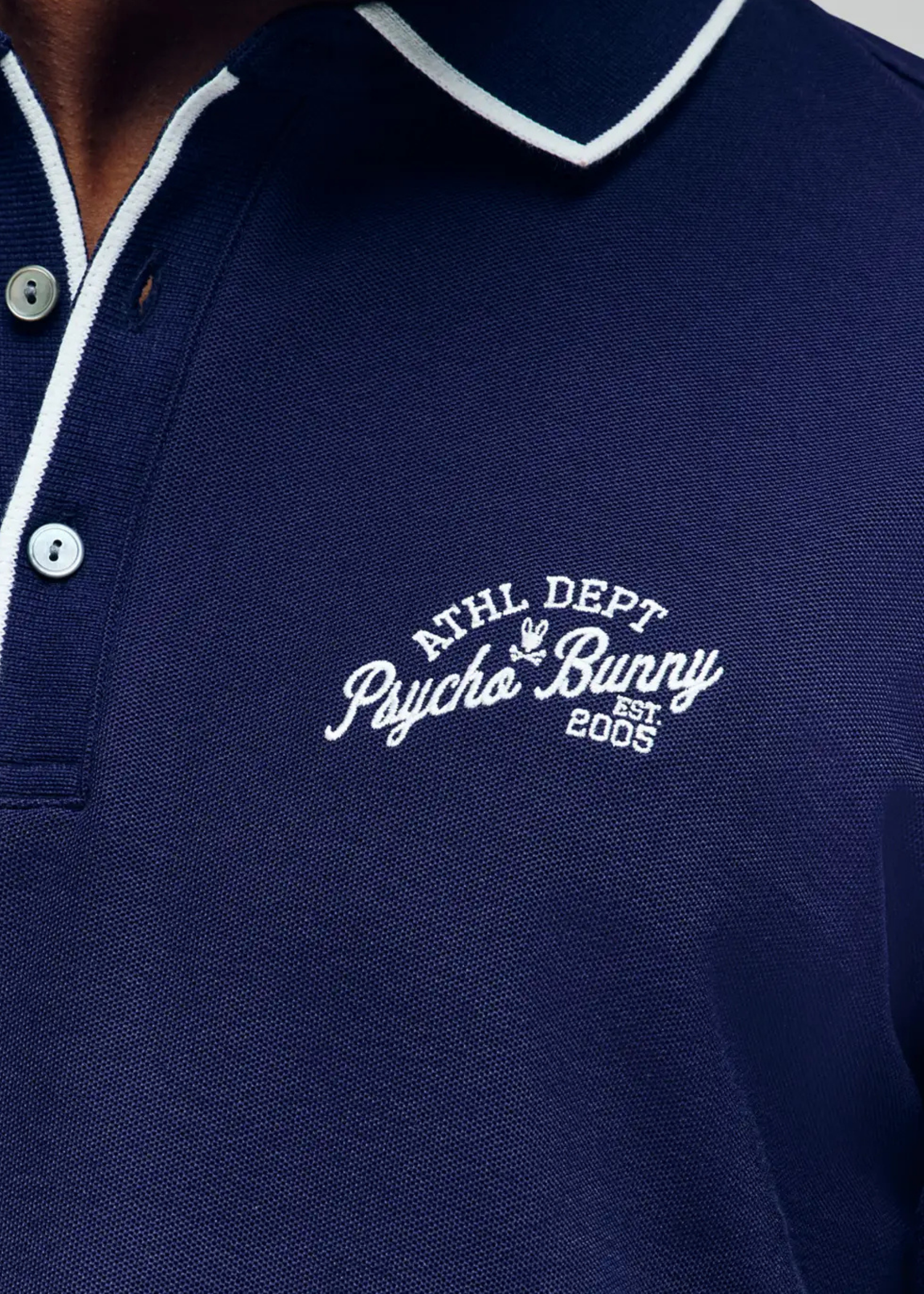 Polo Mateo Algodón Azul