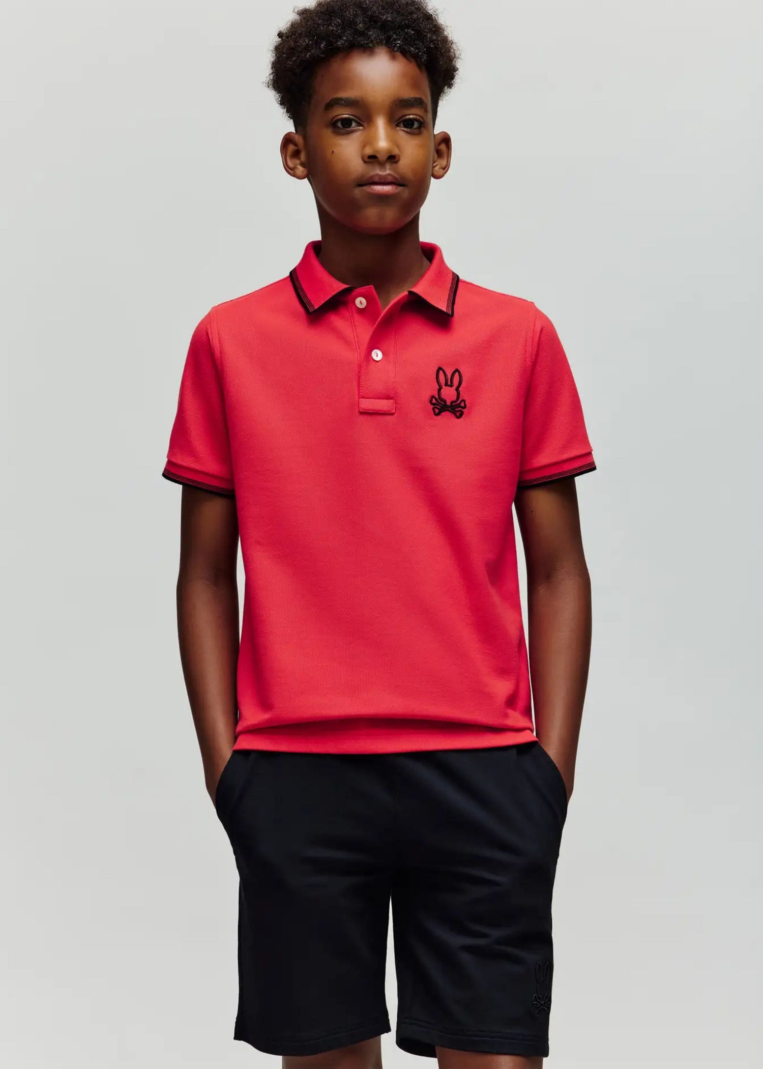 Polo Jude Rojo Piqué Algodón Pima