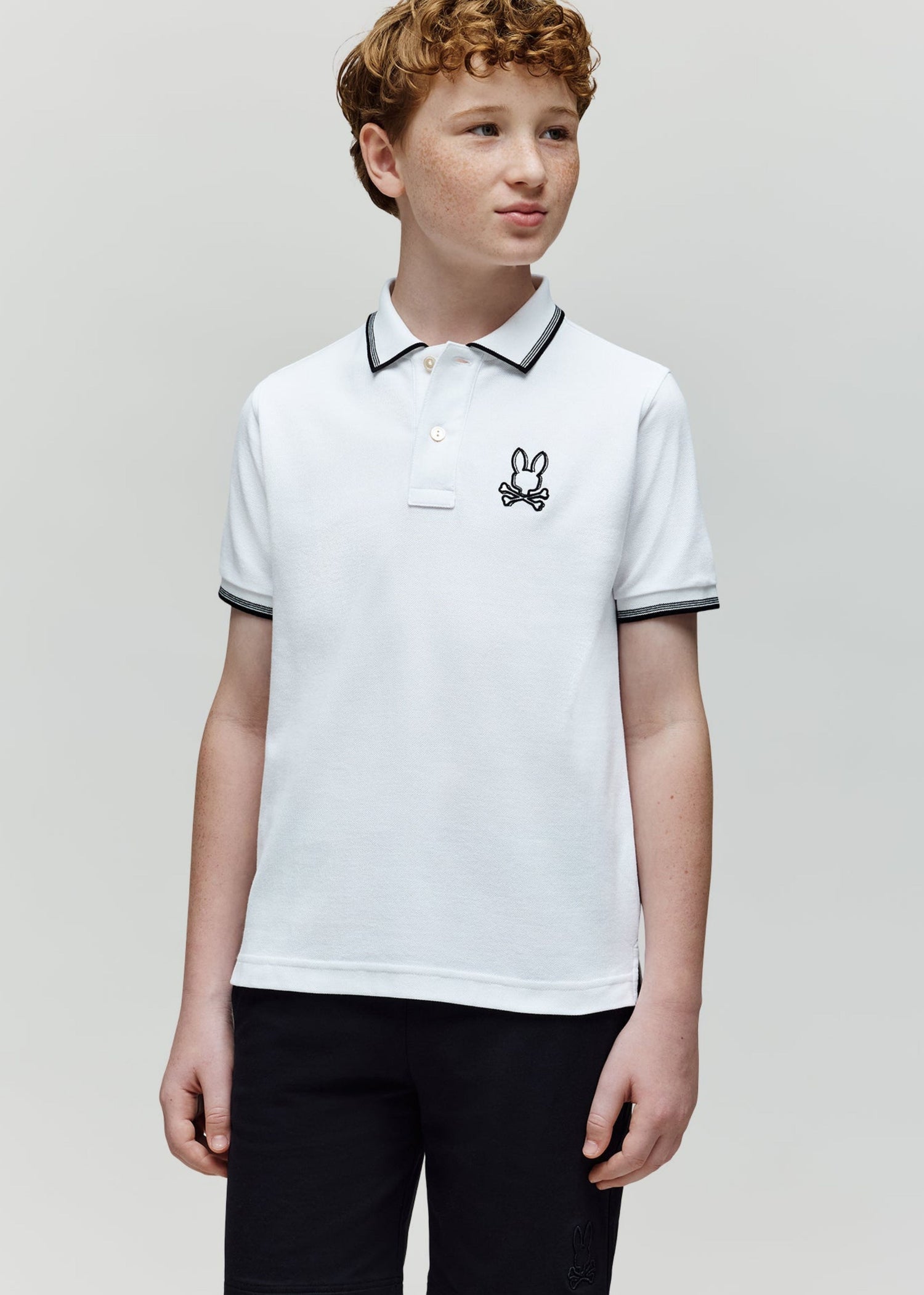 Polo Jude Blanco Piqué Algodón Pima