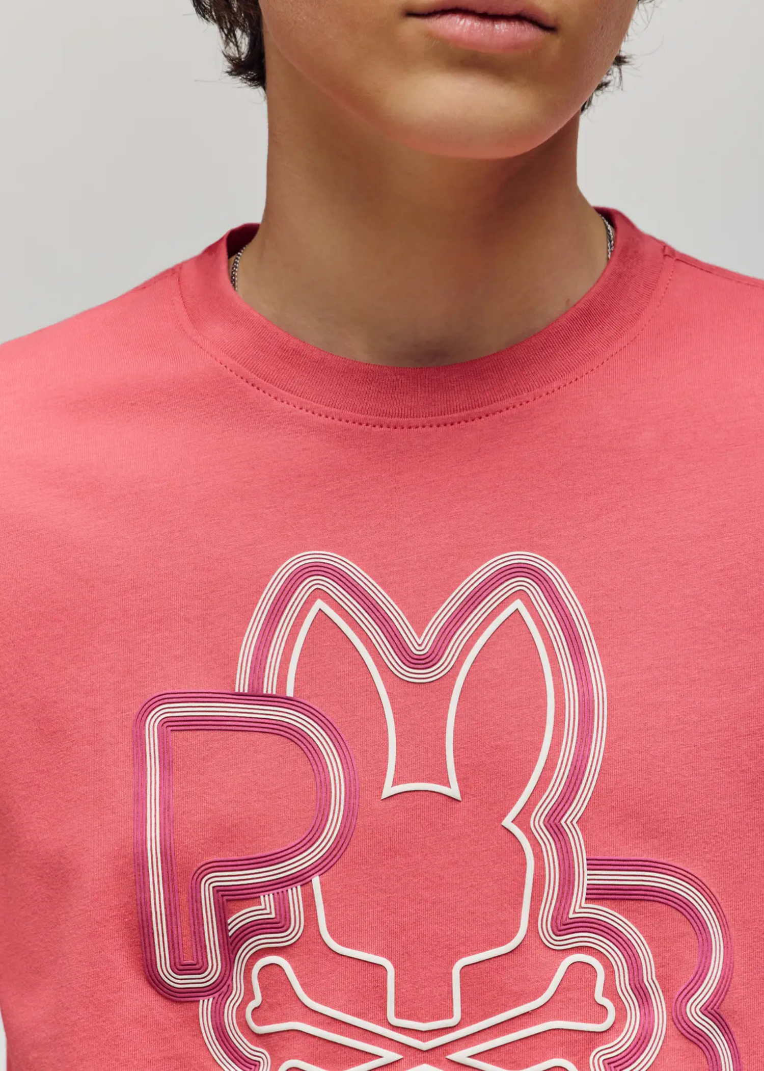 Camiseta Carlo Algodón Gráfico Ruby