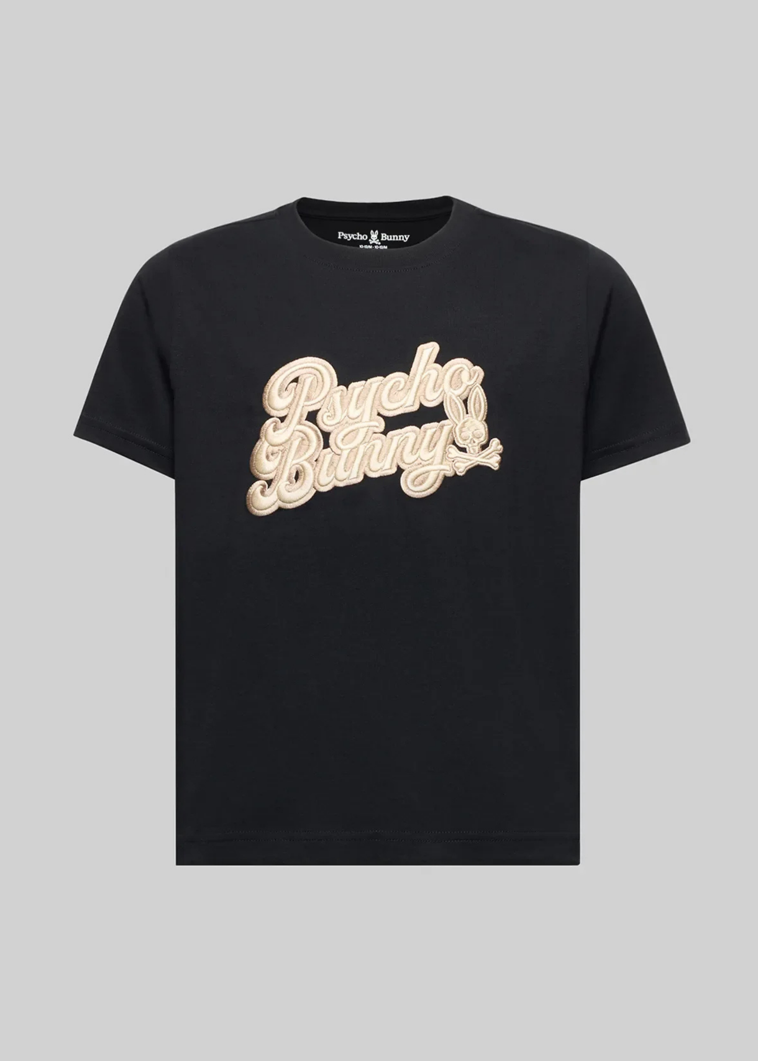 Camiseta Elias Algodón Bordado Negro