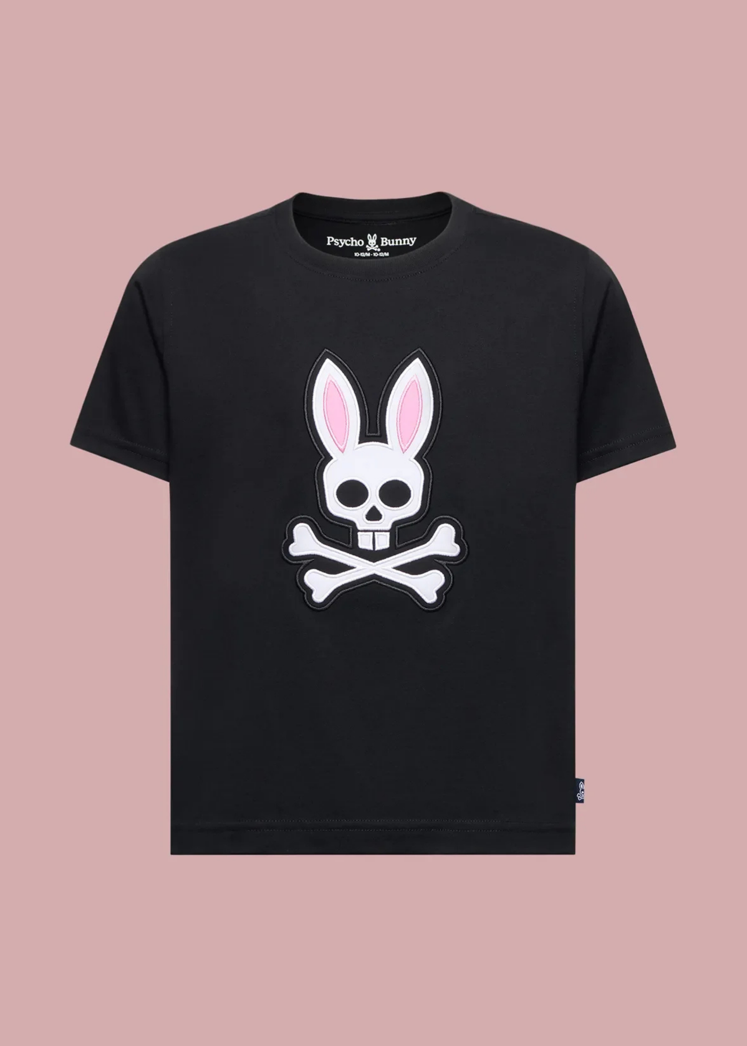 Camiseta Icóno Archivado Bordado Negro