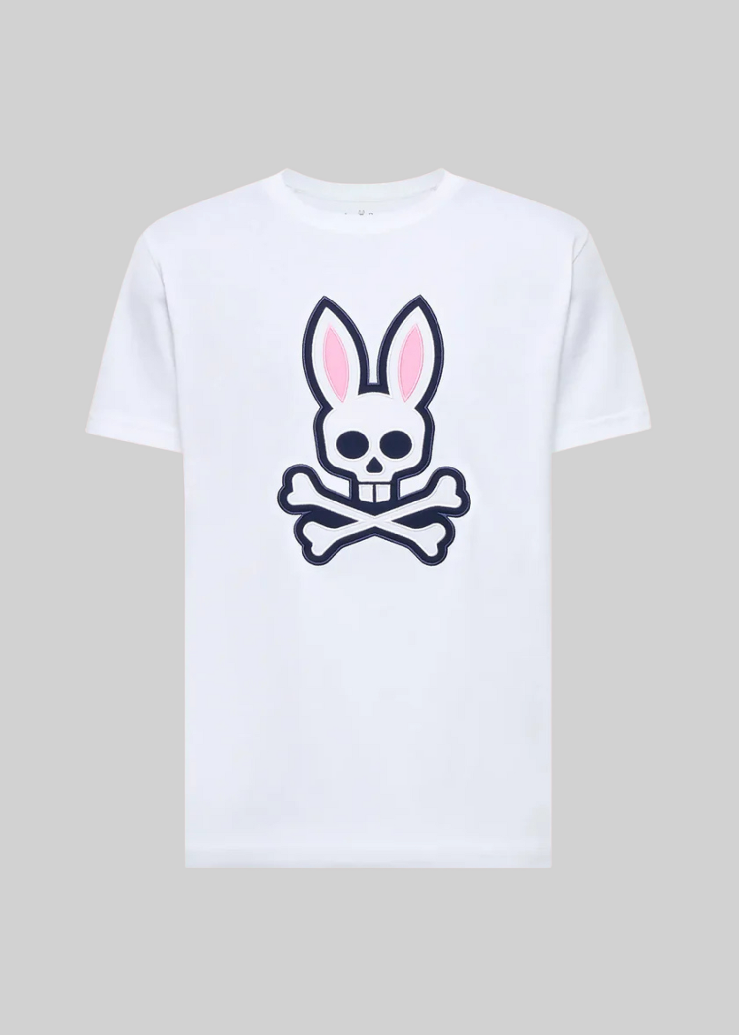 Camiseta Icóno Archivado Bordado Blanco