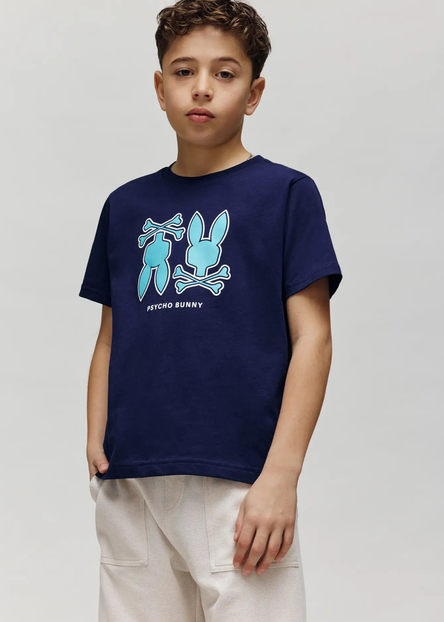 Camiseta Dawson algodón Gráfico Azul