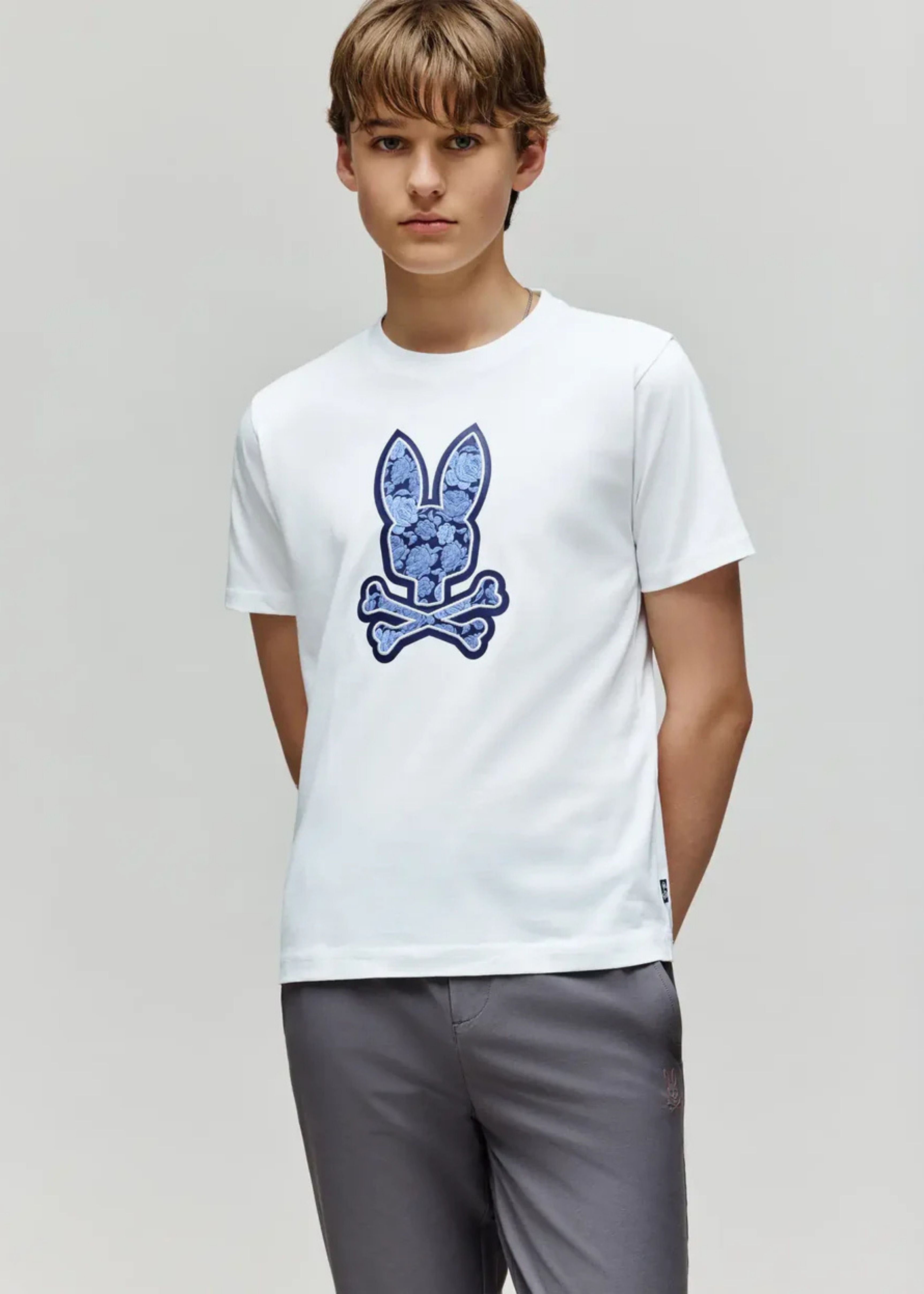 Camiseta Rowen Blanca Bordada Algodón