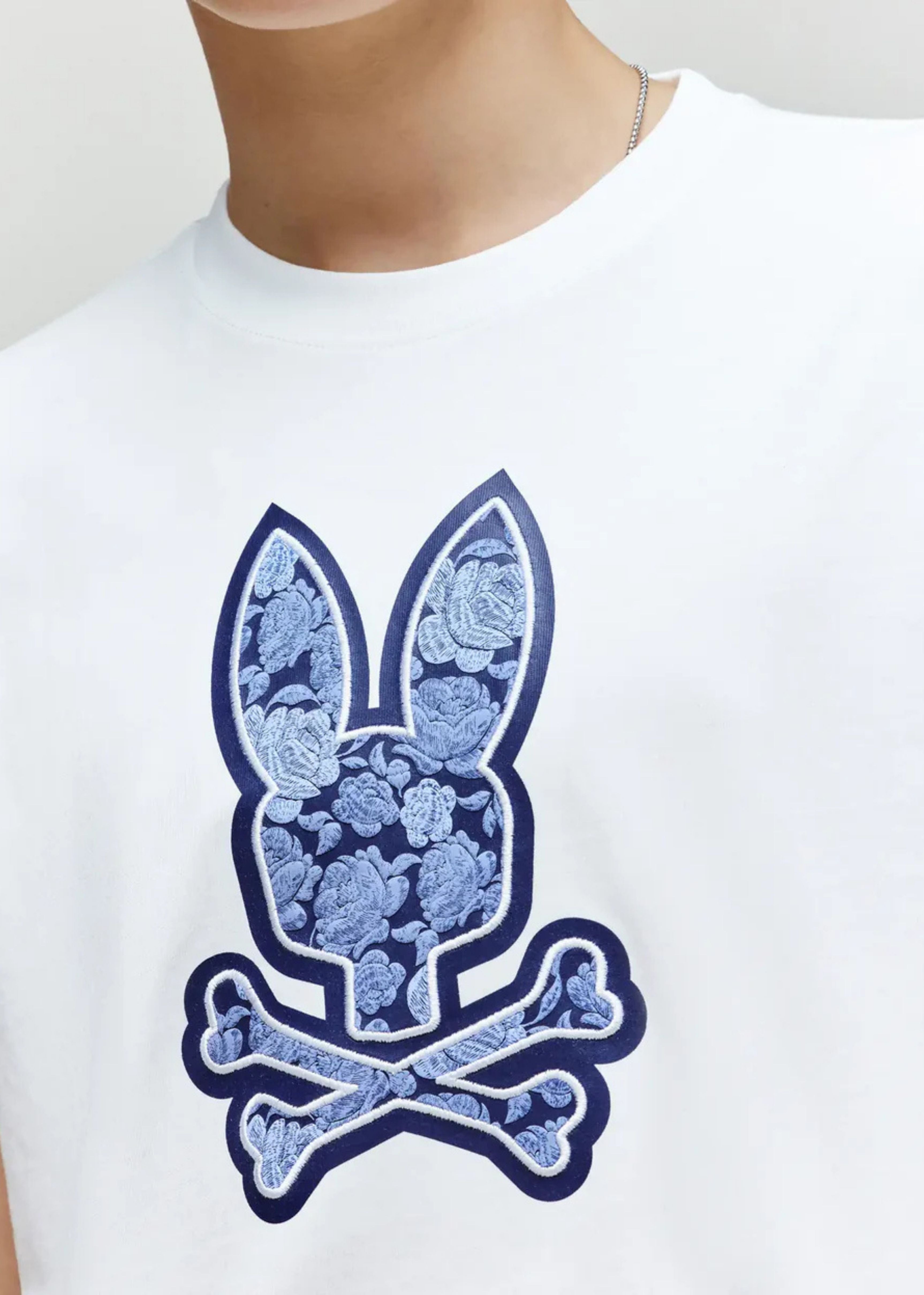 Camiseta Rowen Blanca Bordada Algodón