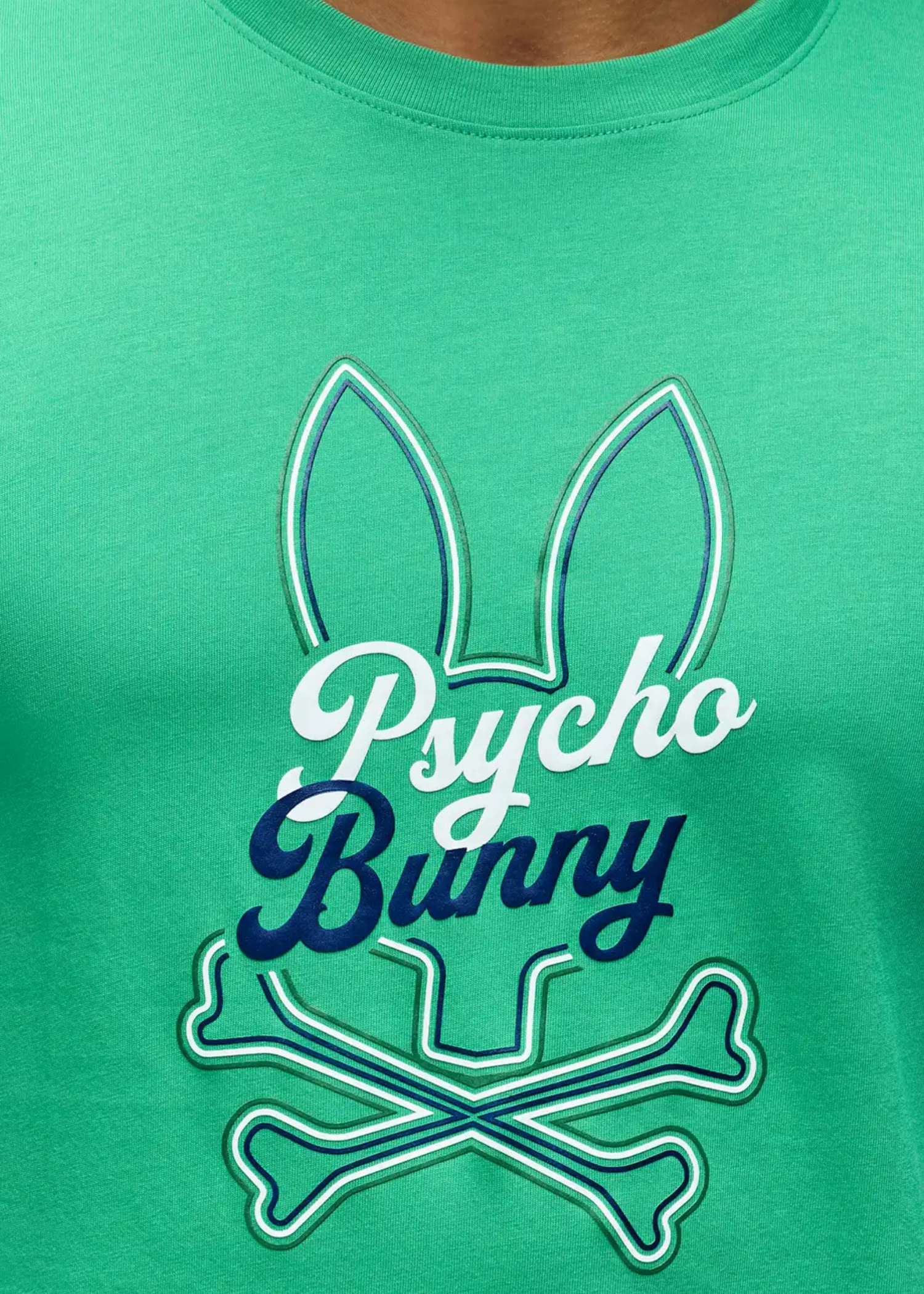 Camiseta Garret Algodón Gráfico Verde