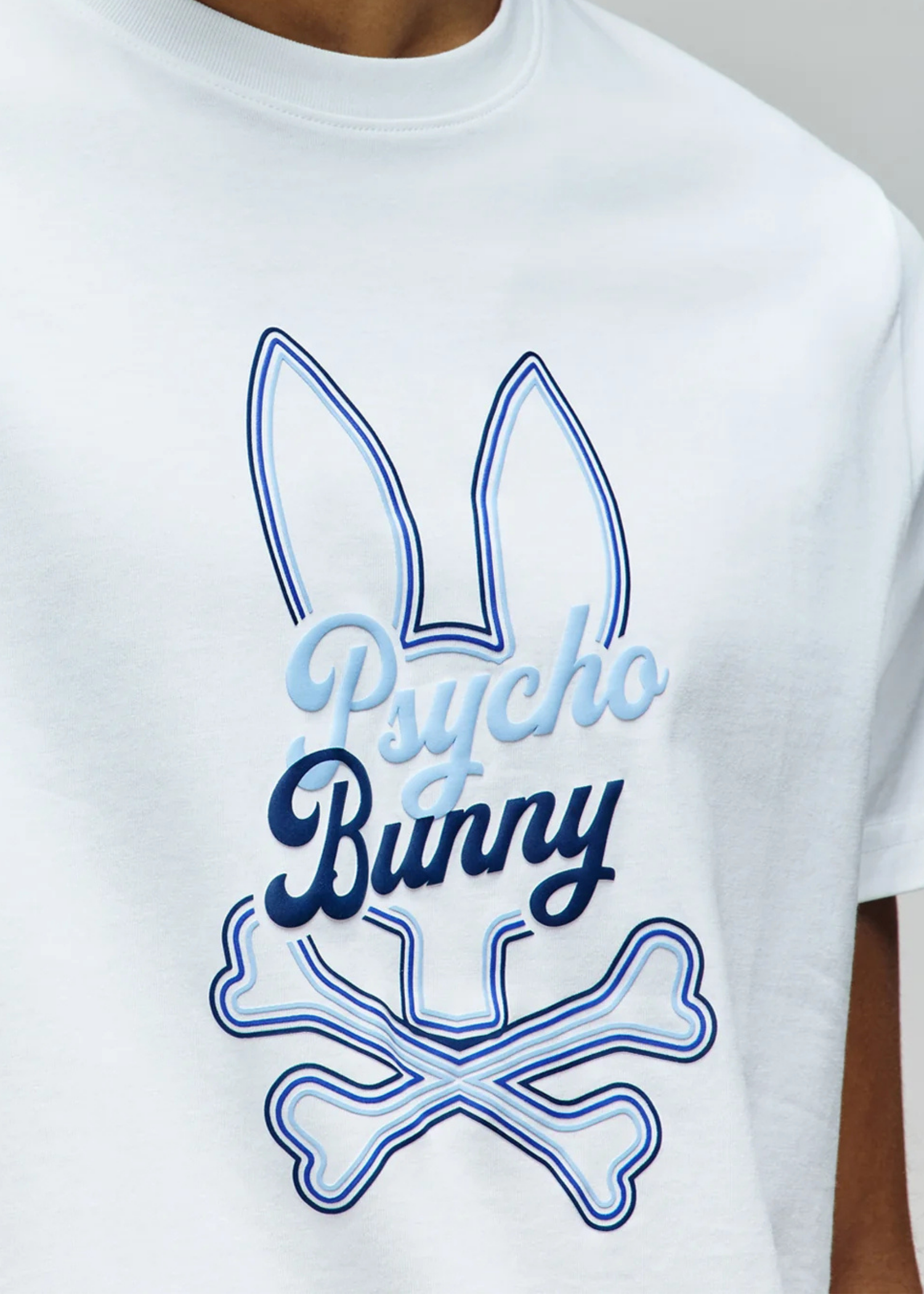 Camiseta Garret Algodón Gráfico Blanca