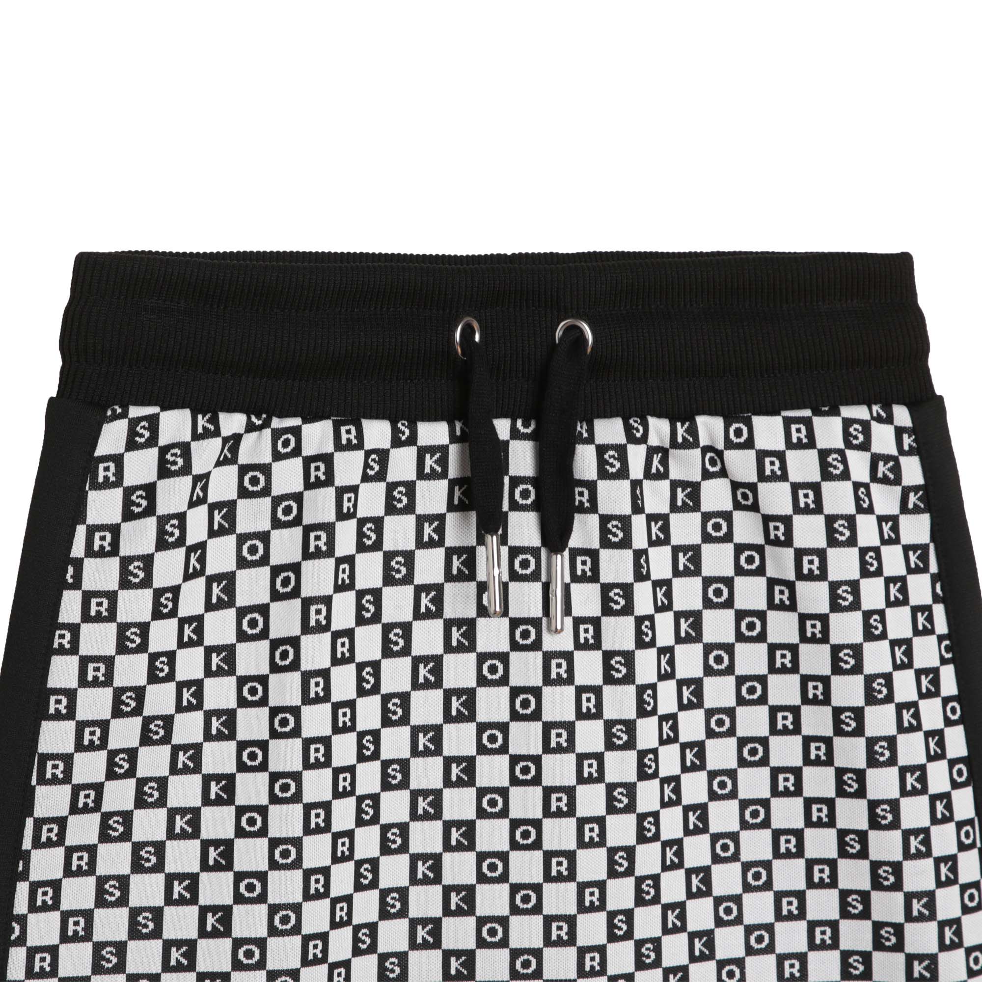 Falda Jacquard KORS Negro & Blanco