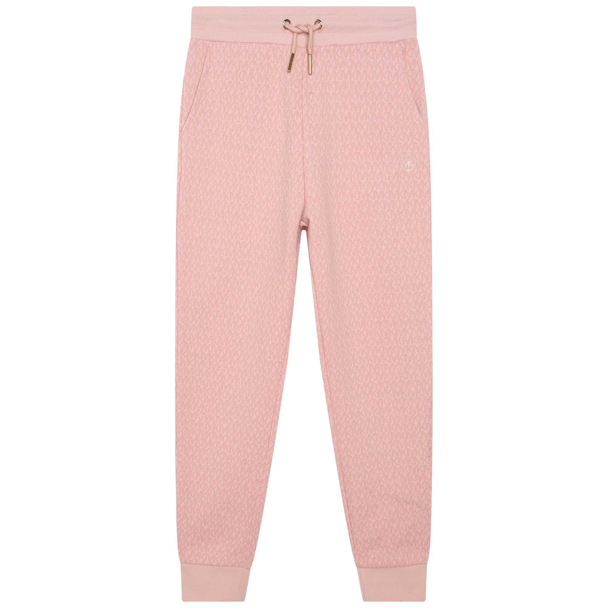 Pantalón Jogger MK Signature Rosado Niña