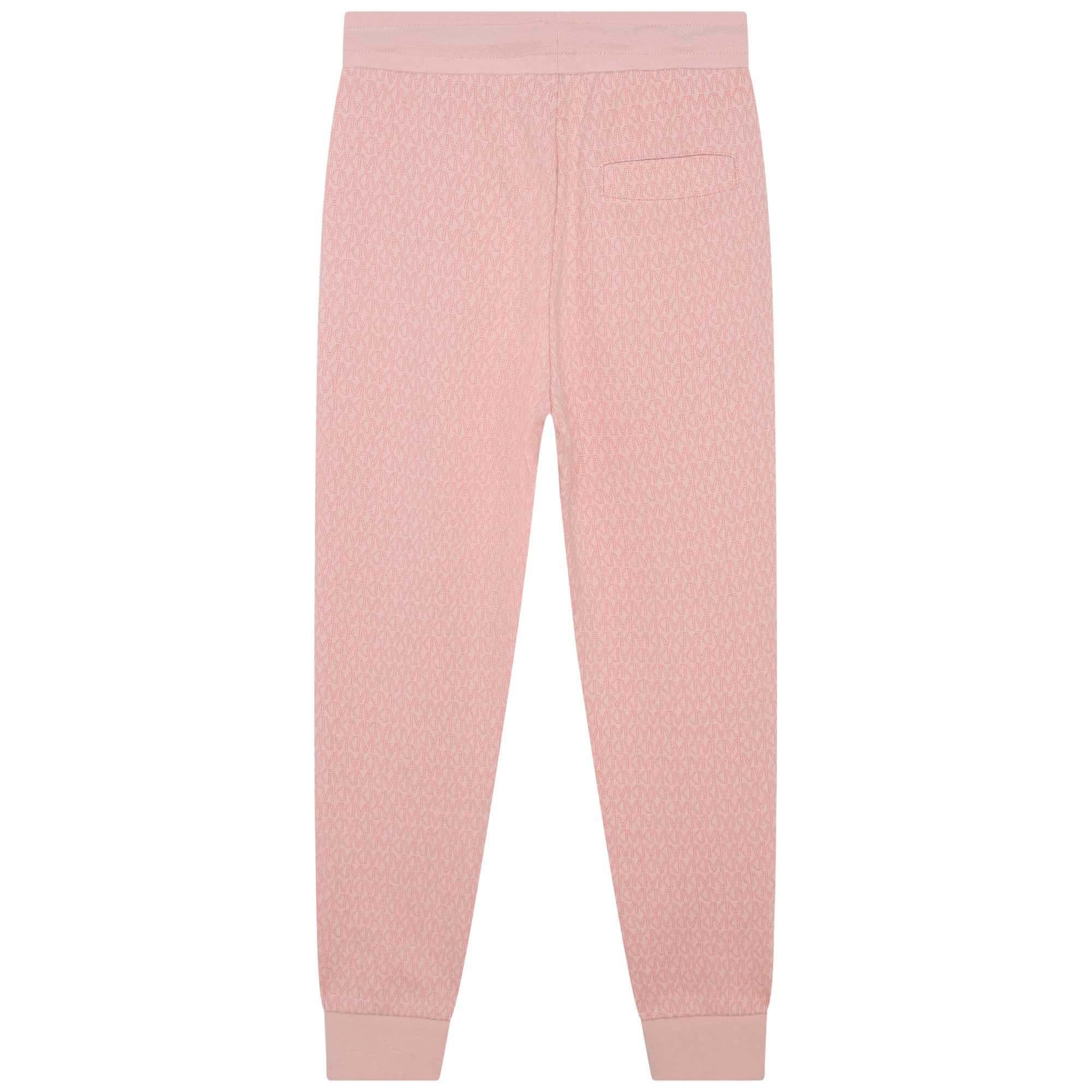Pantalón Jogger MK Signature Rosado Niña