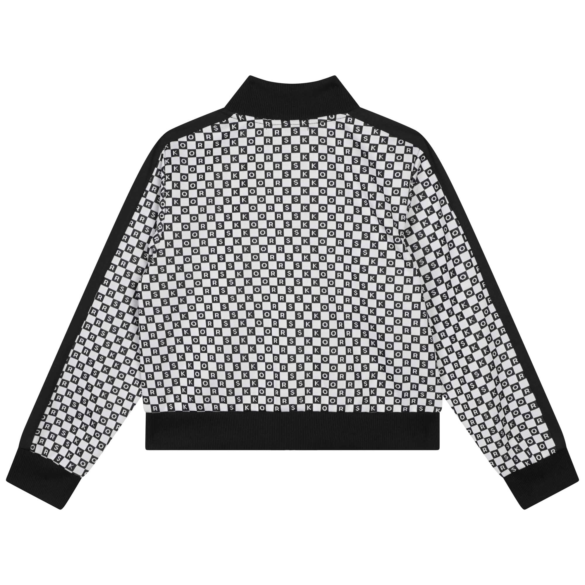 Chaqueta Jacquard Blanco & Negro Niña