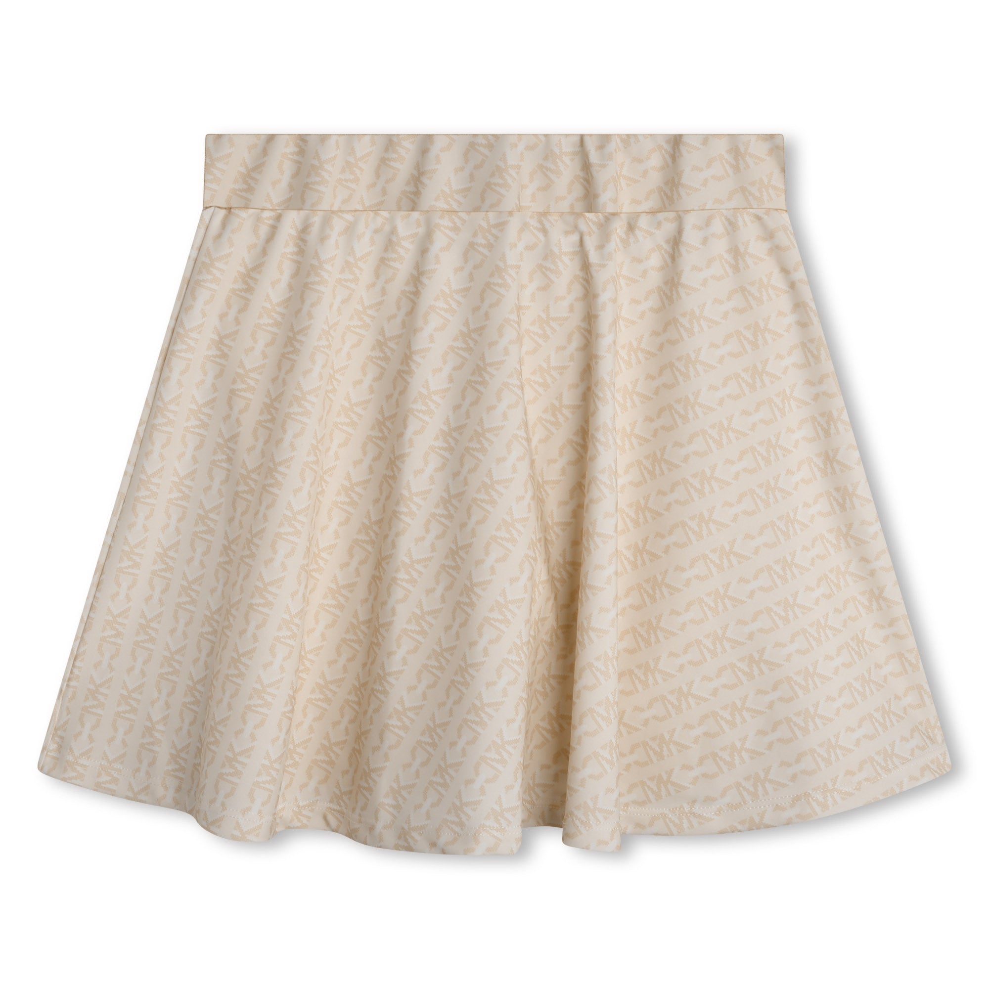 Falda Marfil & Camel Monograma MK Empire