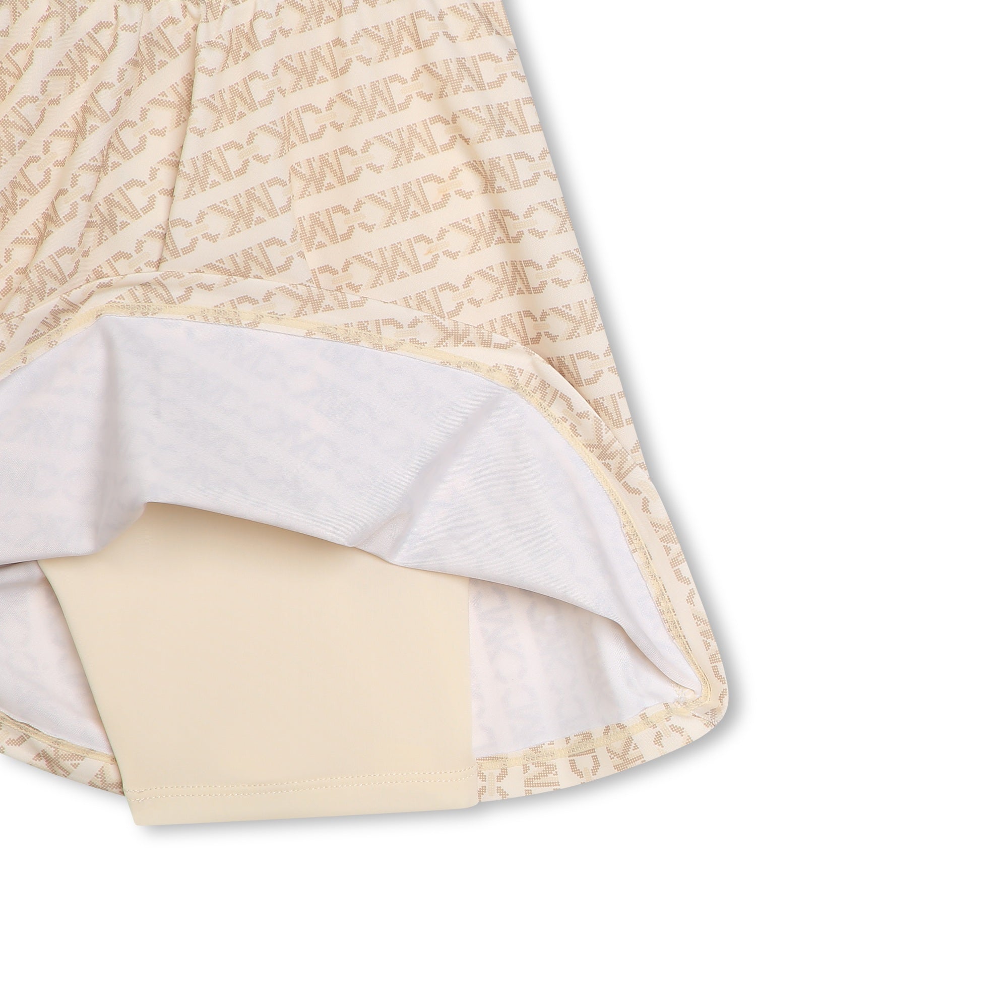 Falda Marfil & Camel Monograma MK Empire