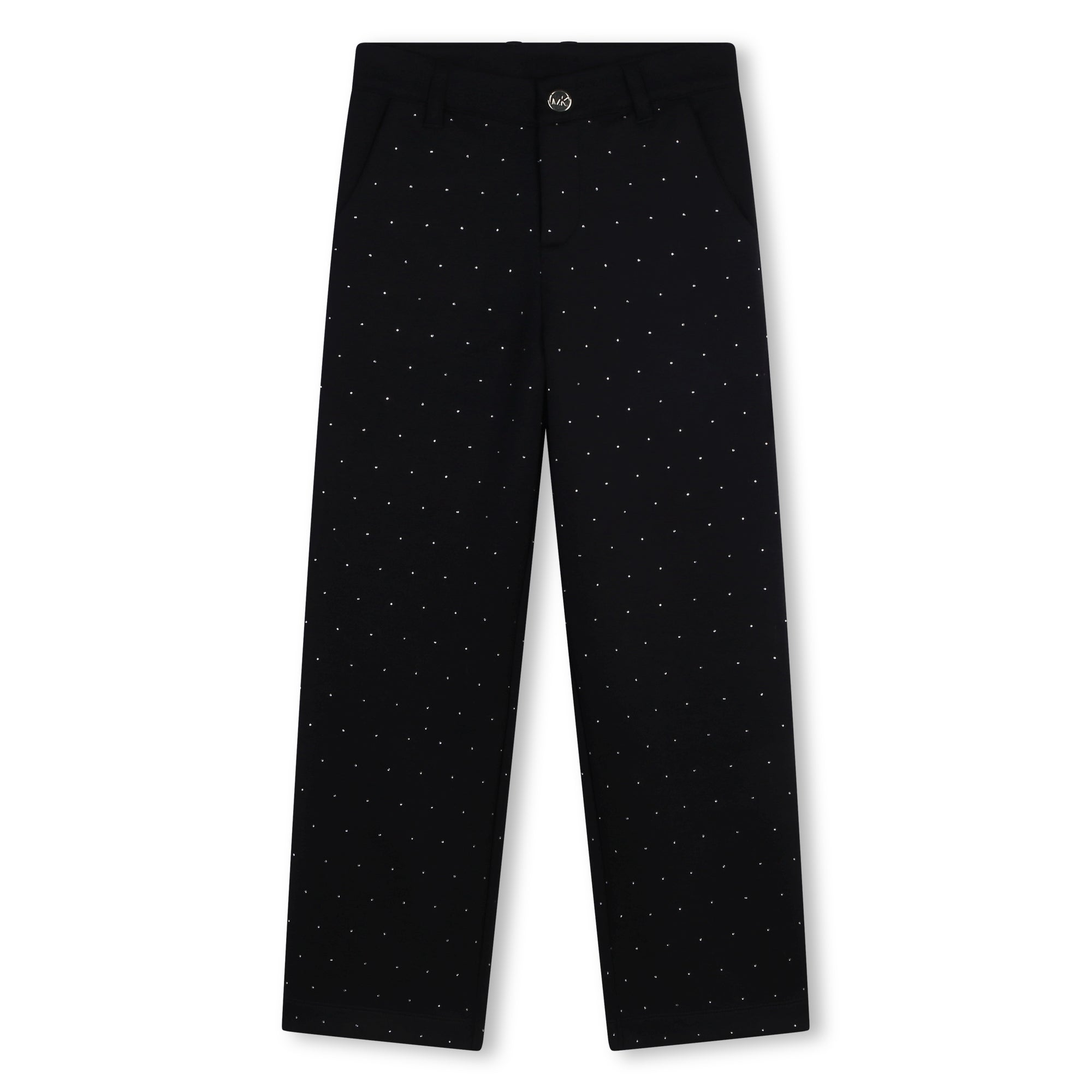 Pantalón Wide Leg Negro Mini Studs