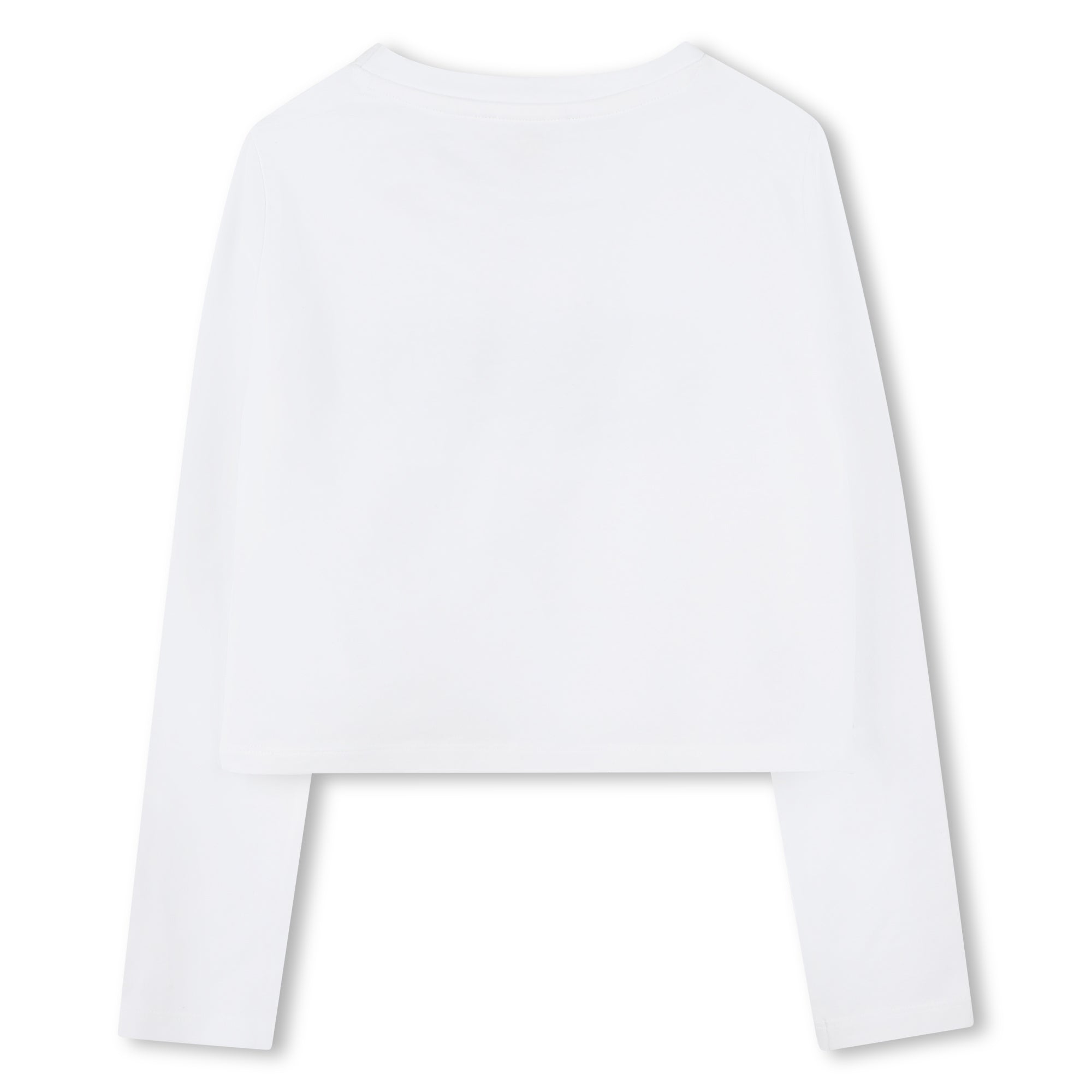 Camiseta Manga Larga Logotipo Empire Blanca