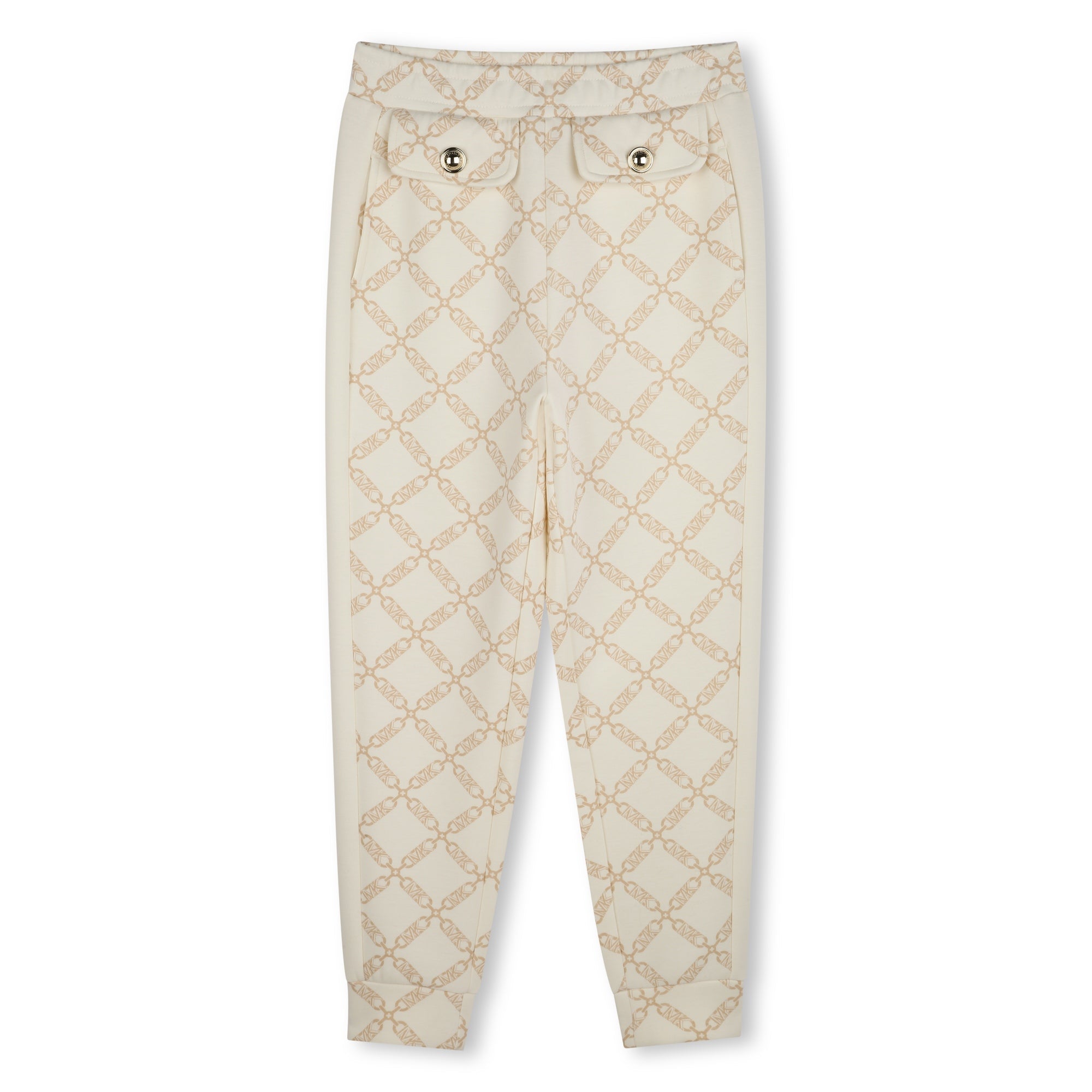 Joggers Blanco Logotipo Integral MK Empire