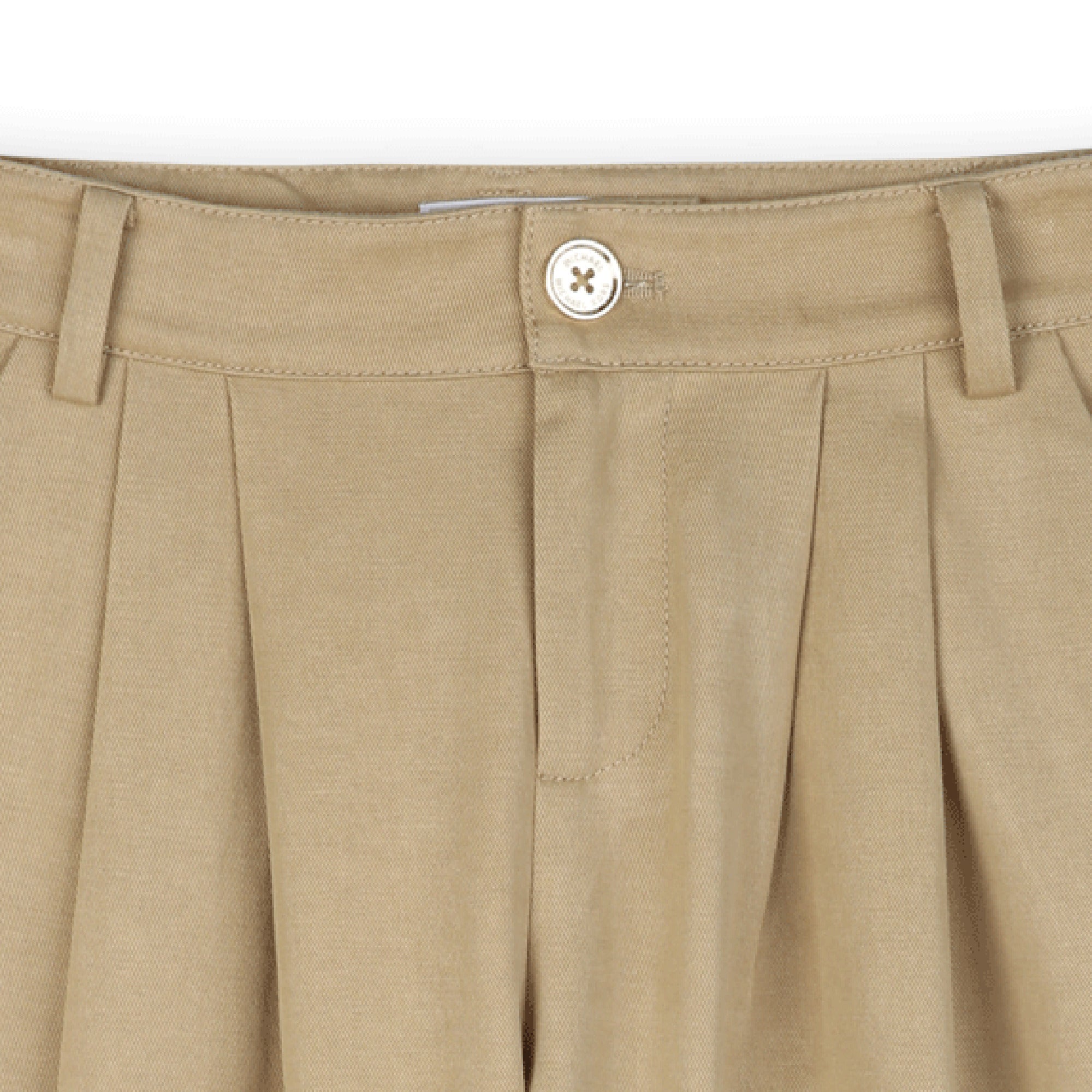 Pantalón Twill Wide Leg MK Camel