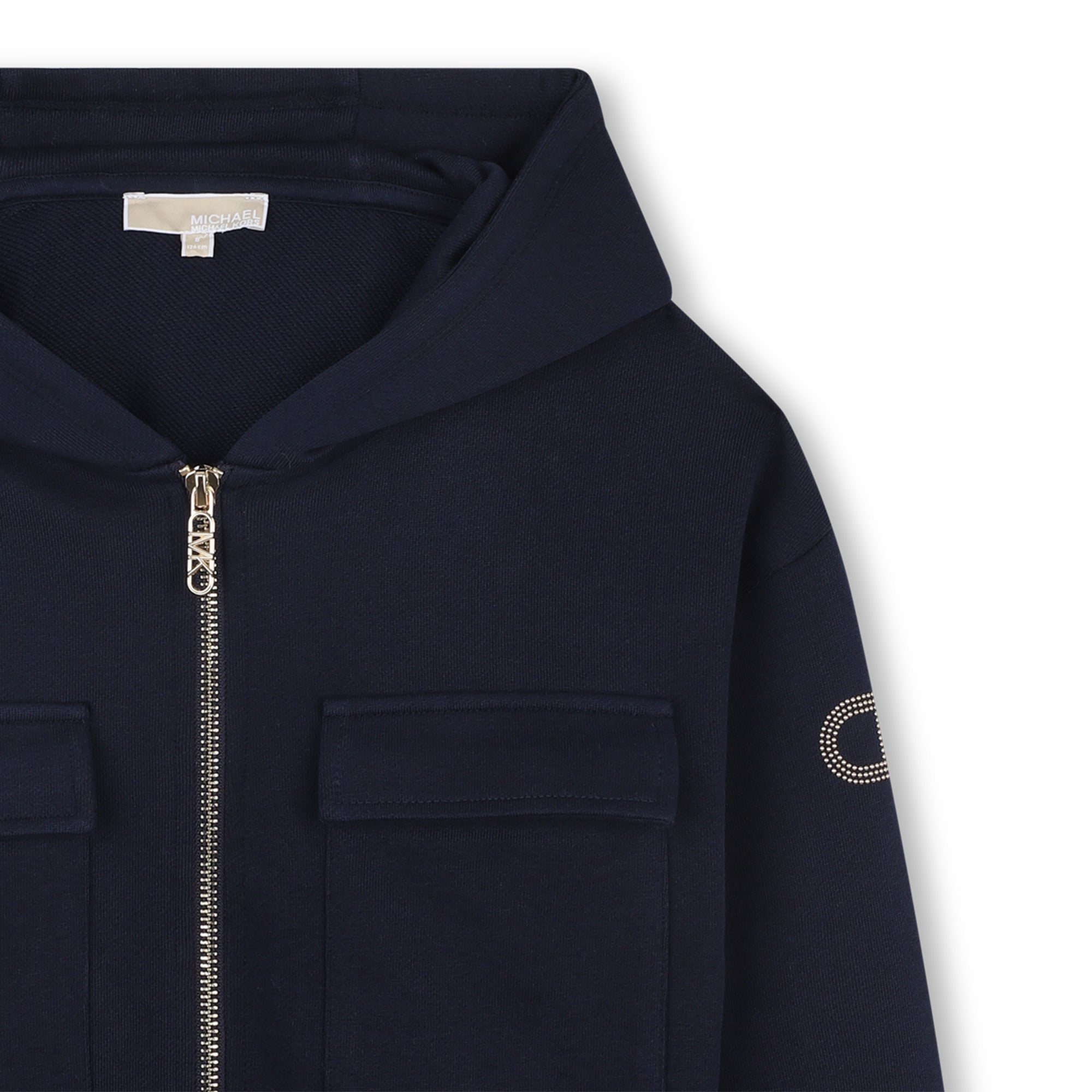 Cardigan Hoddie MK Azul Oscuro
