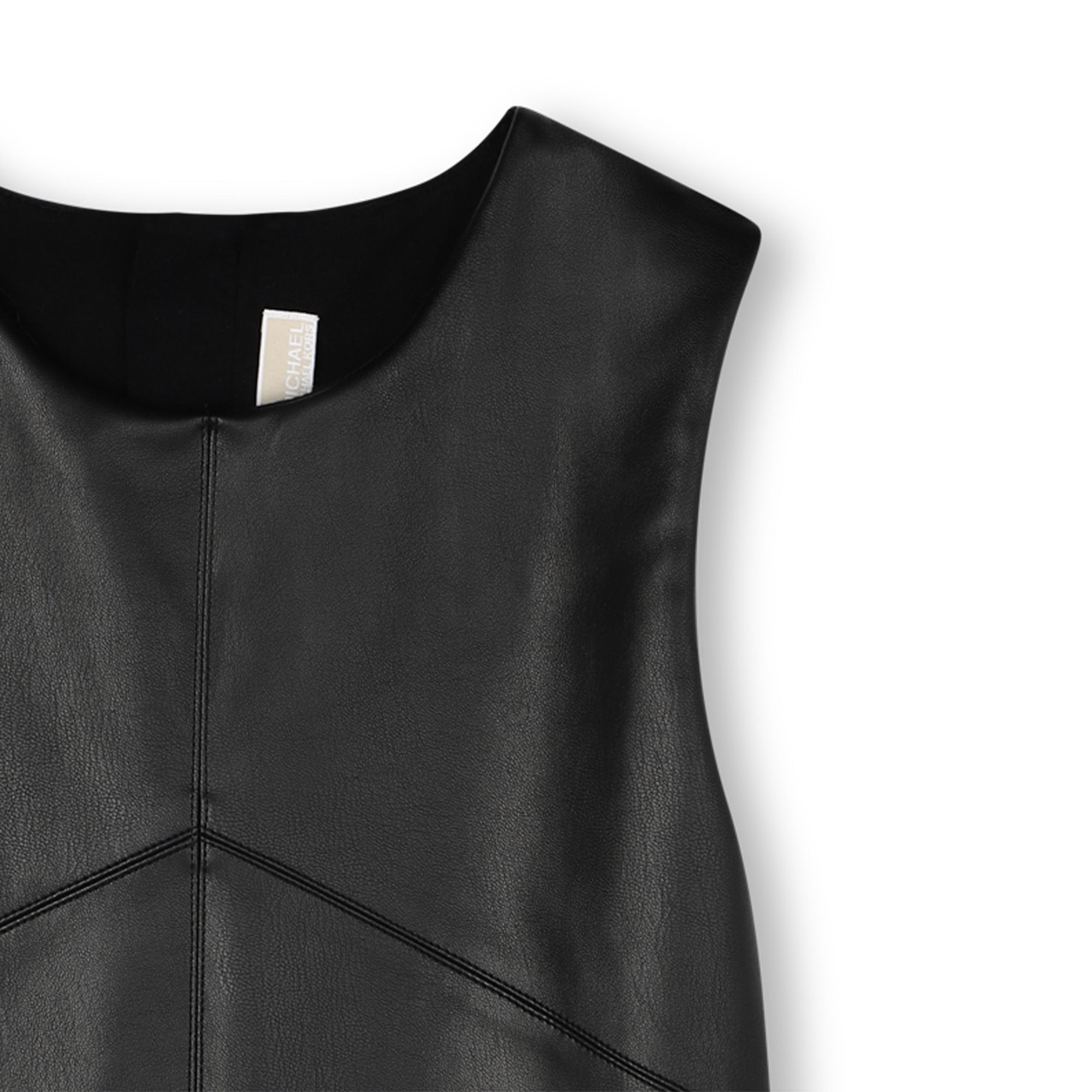 Vestido Polipiel MK Negro