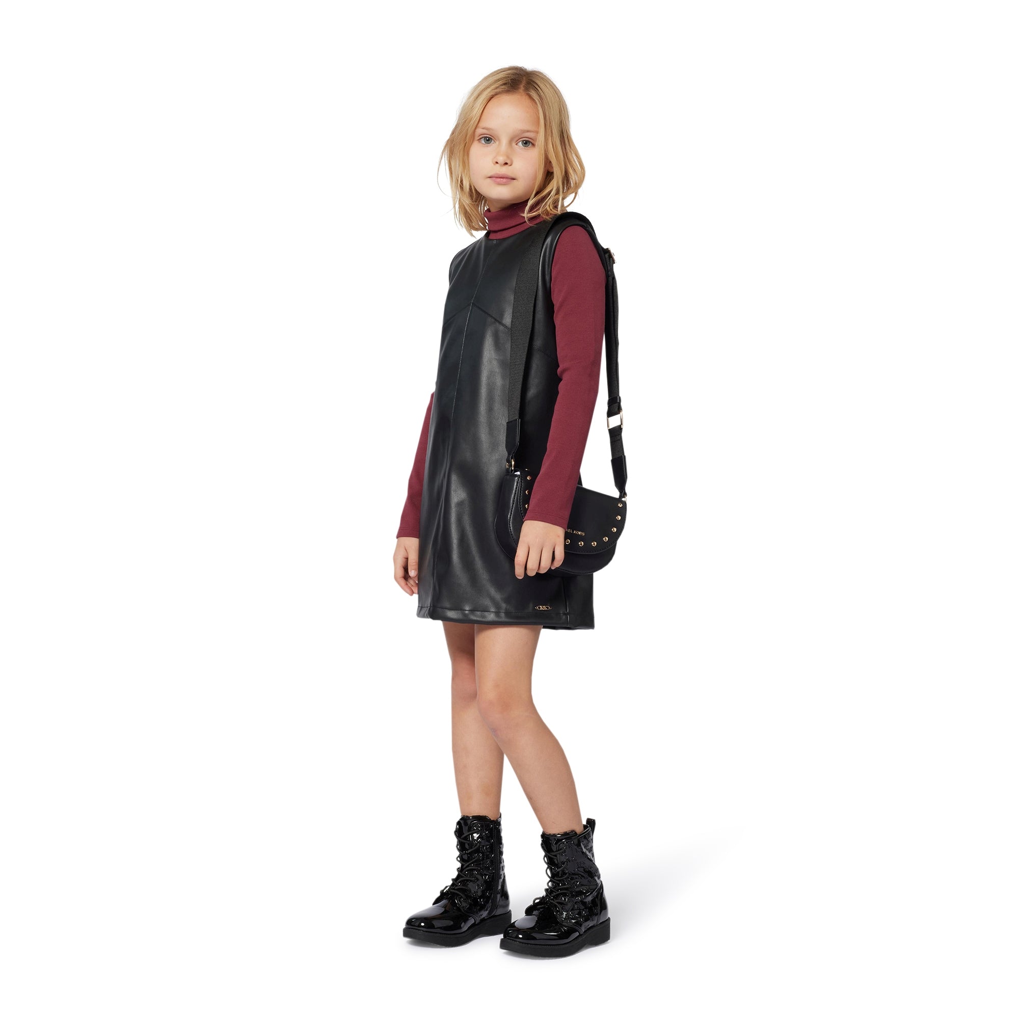 Vestido Polipiel MK Negro