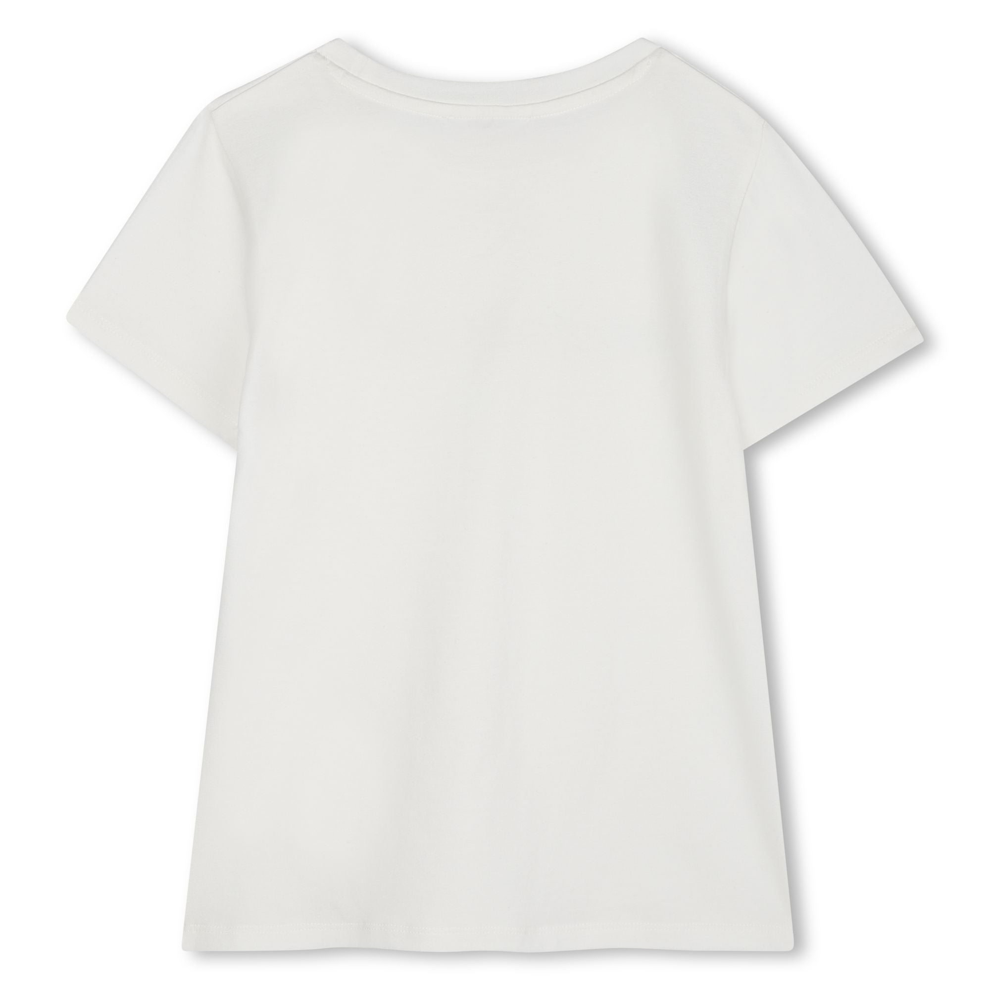 Camiseta Offwhite Ilustración Metálica